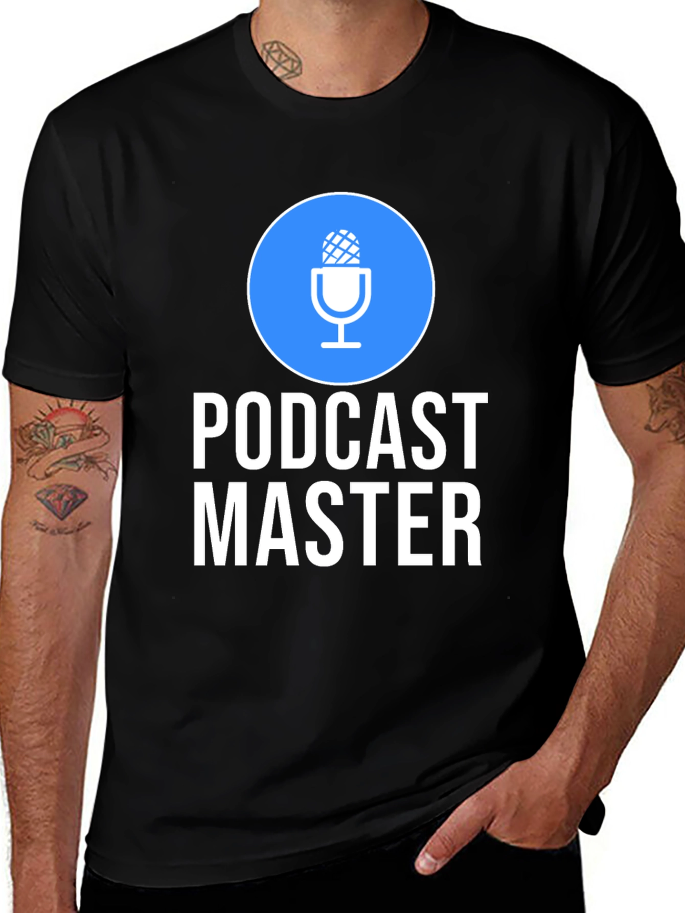 Variant 24 of Podcast Master T-Shirt - Funny Podcasting Tee