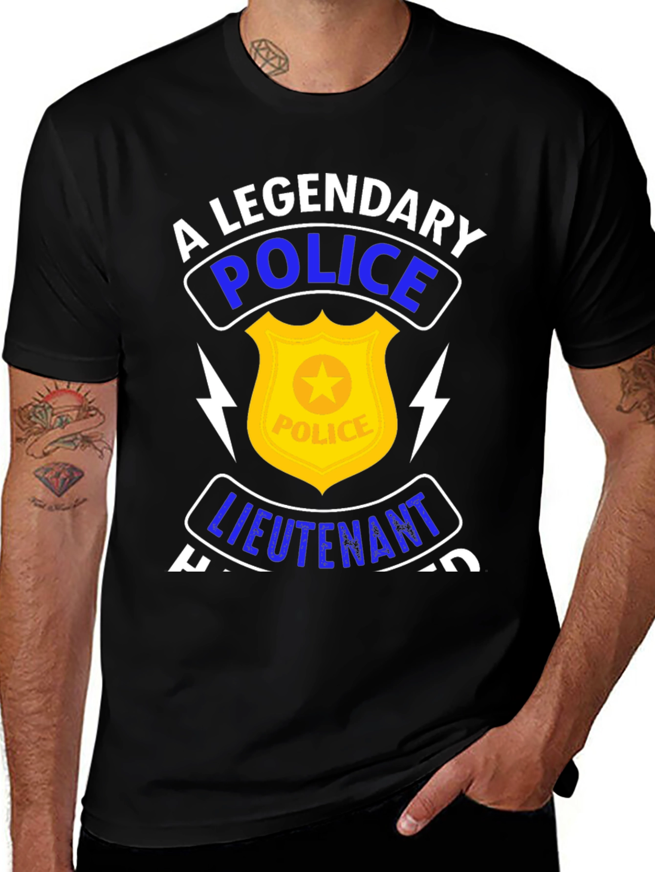 Variant 4 of Legendary Police Lieutenant Graphic Tee