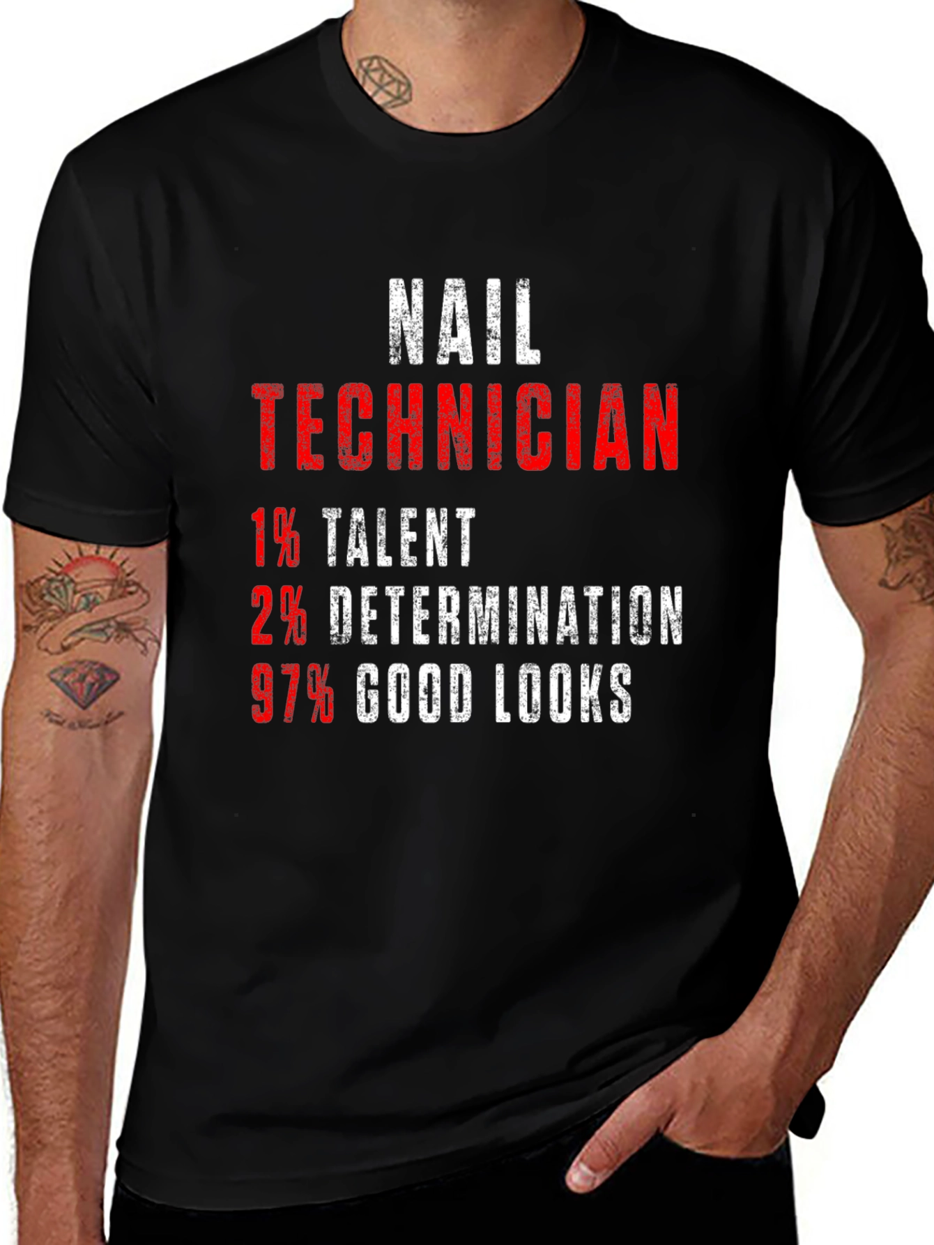 Variant 15 of Nail Technician Funny T-Shirt