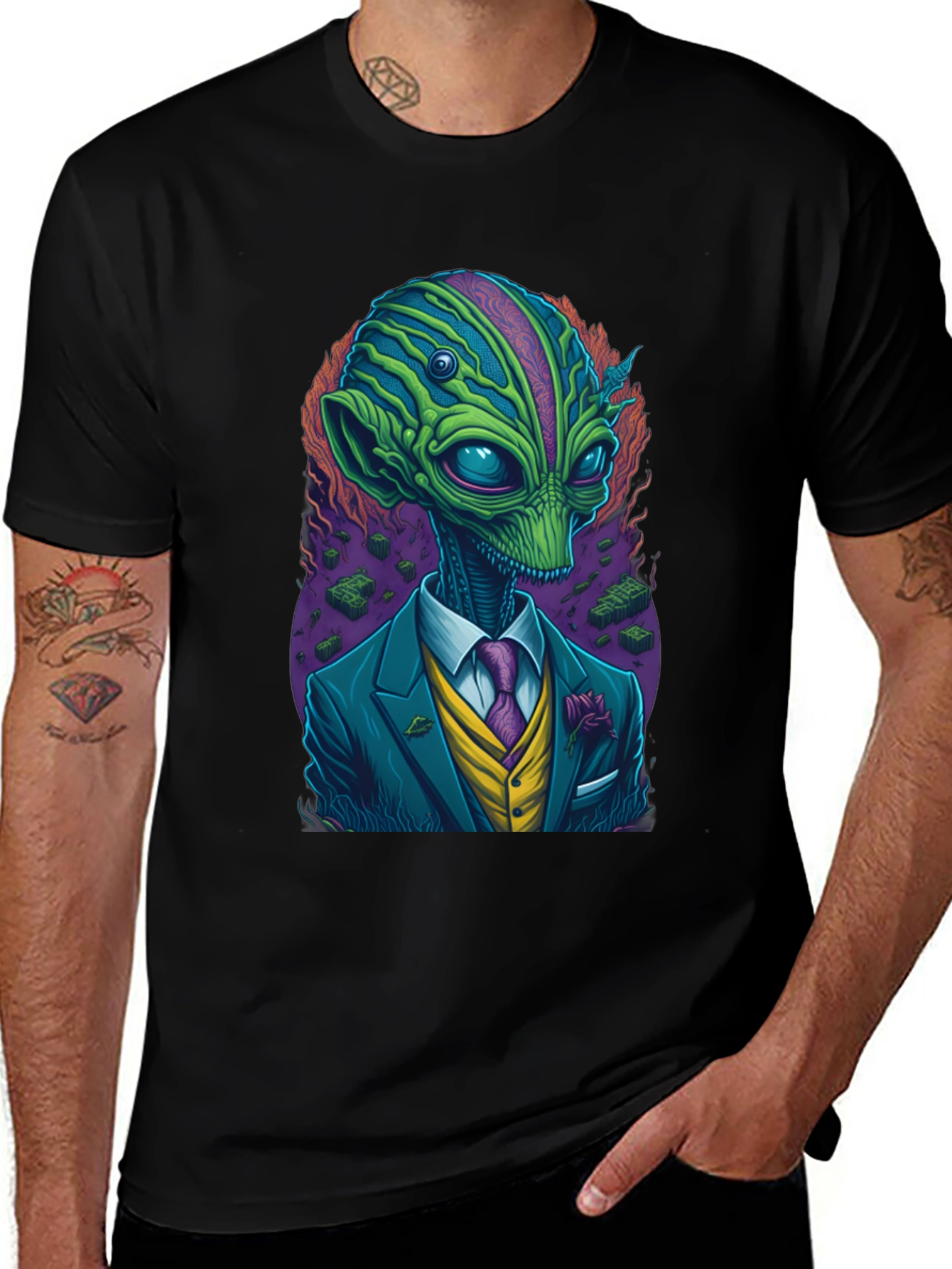 Alien Boss T-Shirt - Premium Graphic Tee