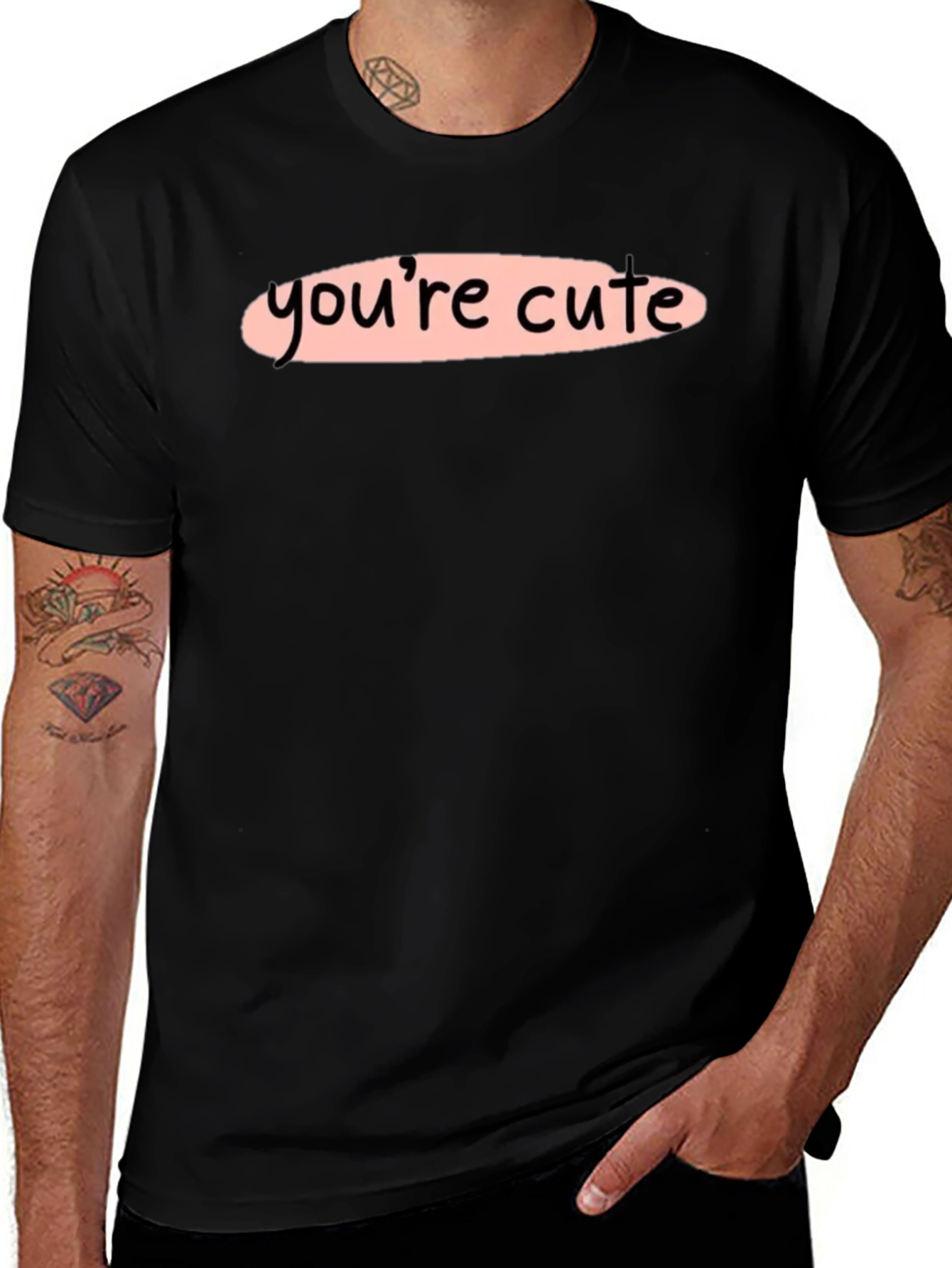 Variant 28 of You're Cute Graphic Tee - Stylish Unisex T-Shirt