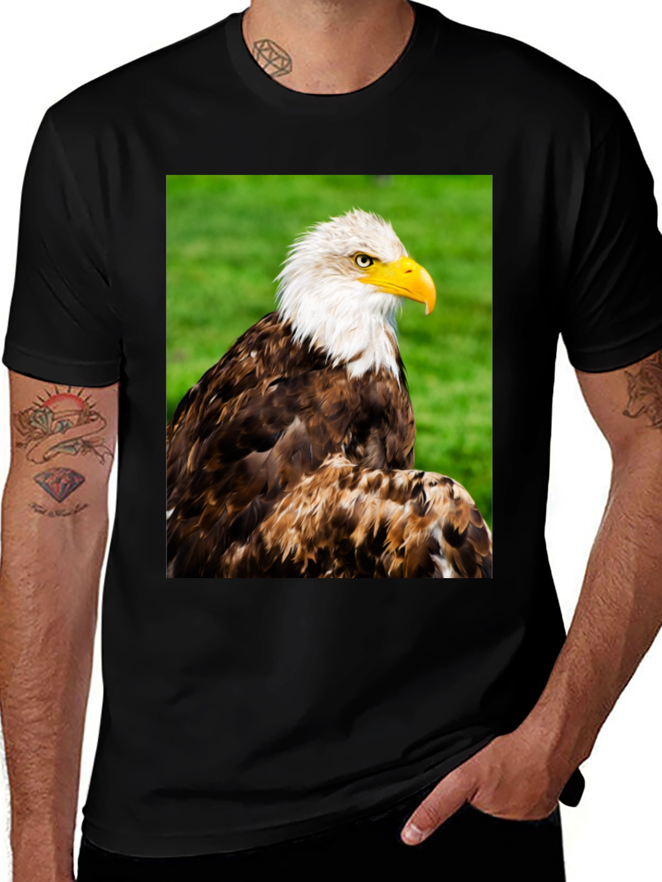 Variant 23 of Bald Eagle Graphic T-Shirt