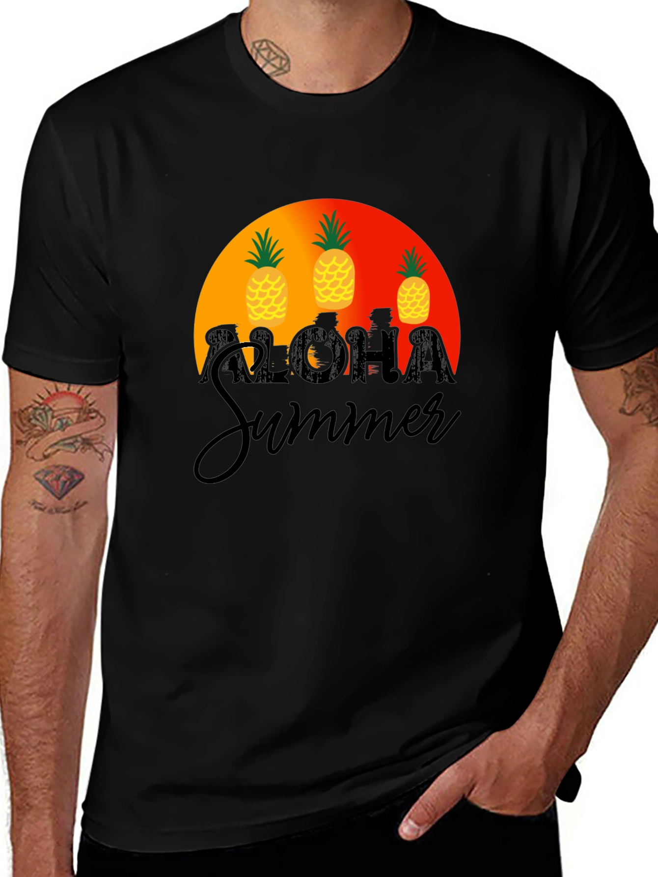 Variant 24 of Aloha Summer Graphic Tee - Tropical Vibe