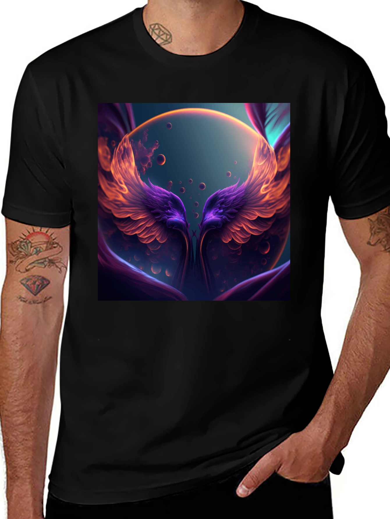 Variant 2 of Winged Orb Graphic Tee