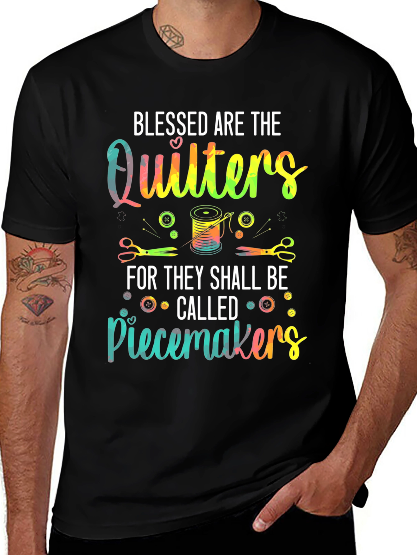 Variant 29 of Blessed Quilters Piecemakers T-Shirt