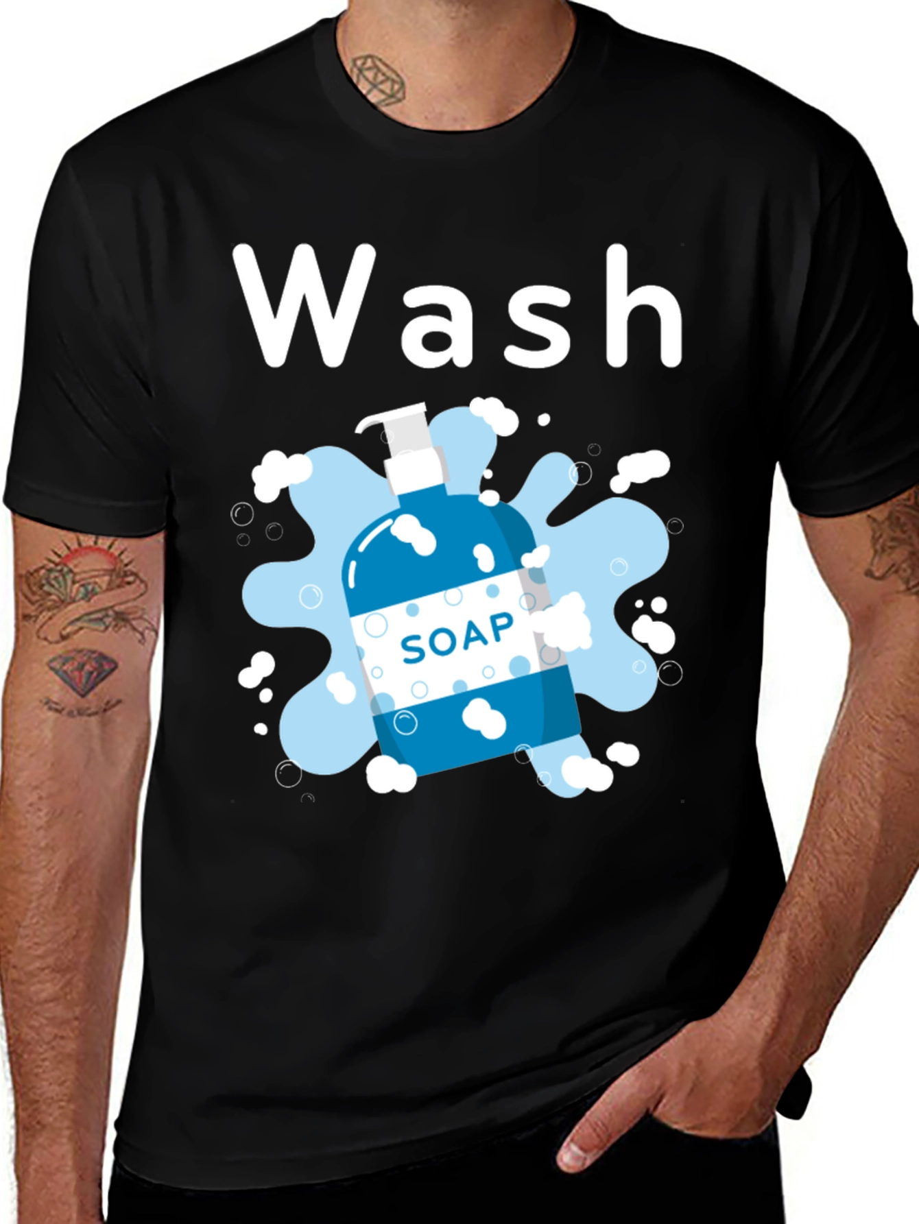 Variant 16 of Wash Soap Graphic T-Shirt