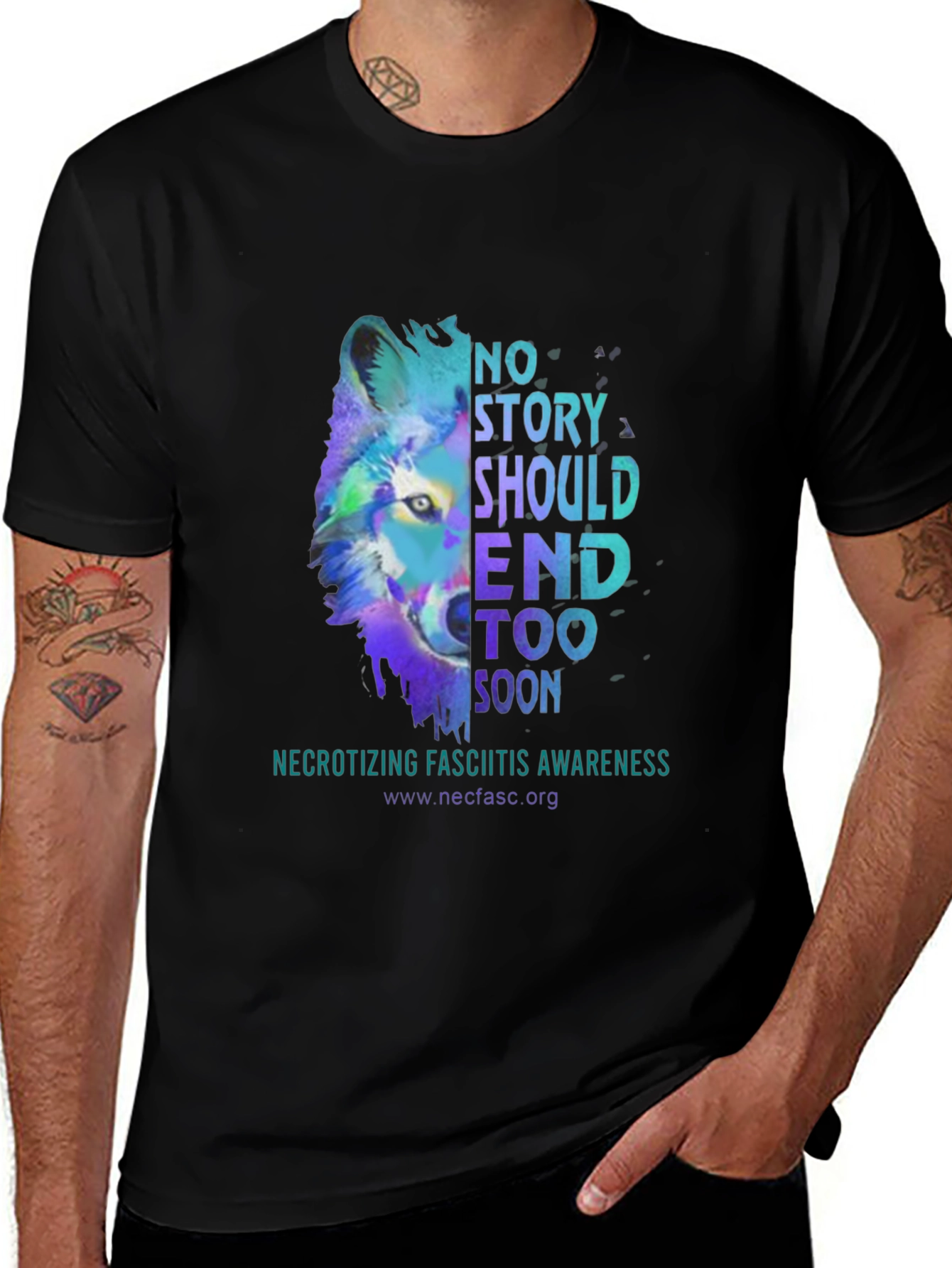 Variant 9 of Awareness Graphic Tee - No Story Should End Too Soon