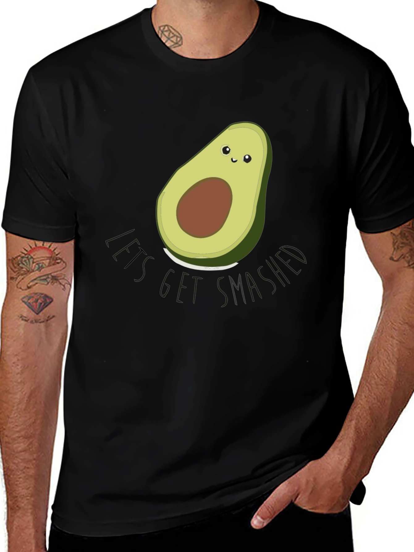 Variant 16 of Avocado "Let's Get Smashed" Graphic T-Shirt