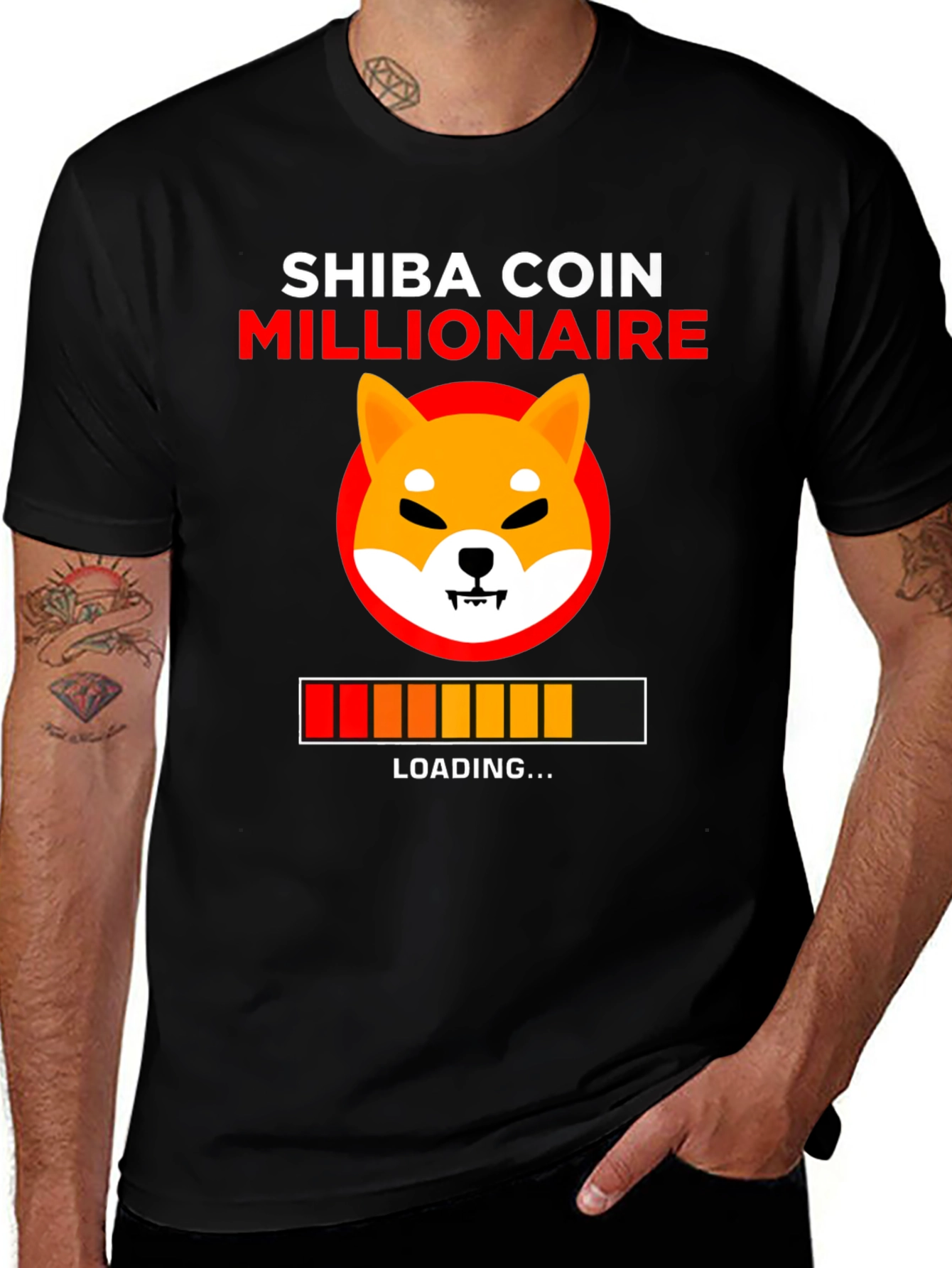 Shiba Coin Millionaire Loading T-Shirt
