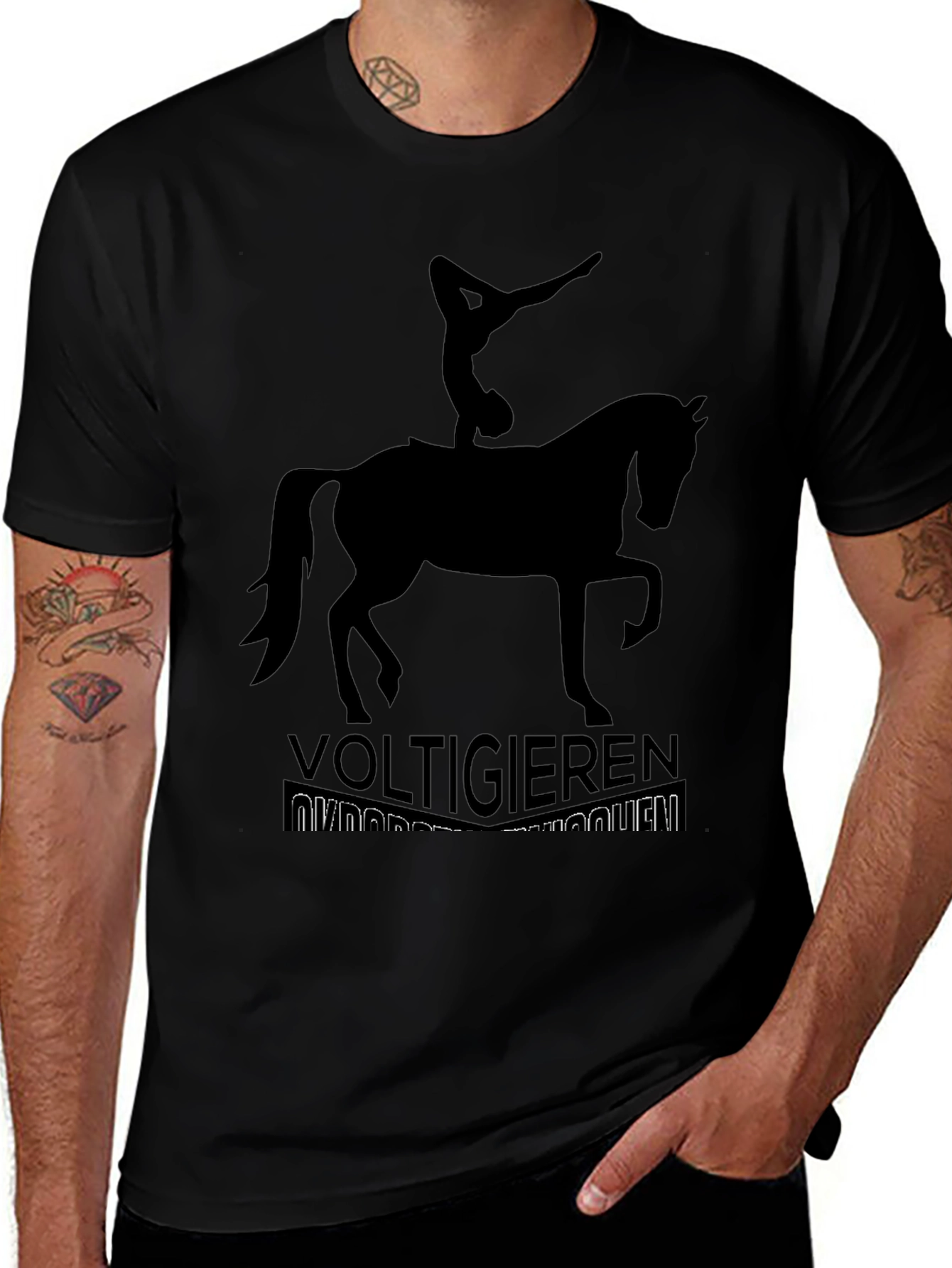 Voltigieren T-Shirt, Equestrian Vaulting Shirt