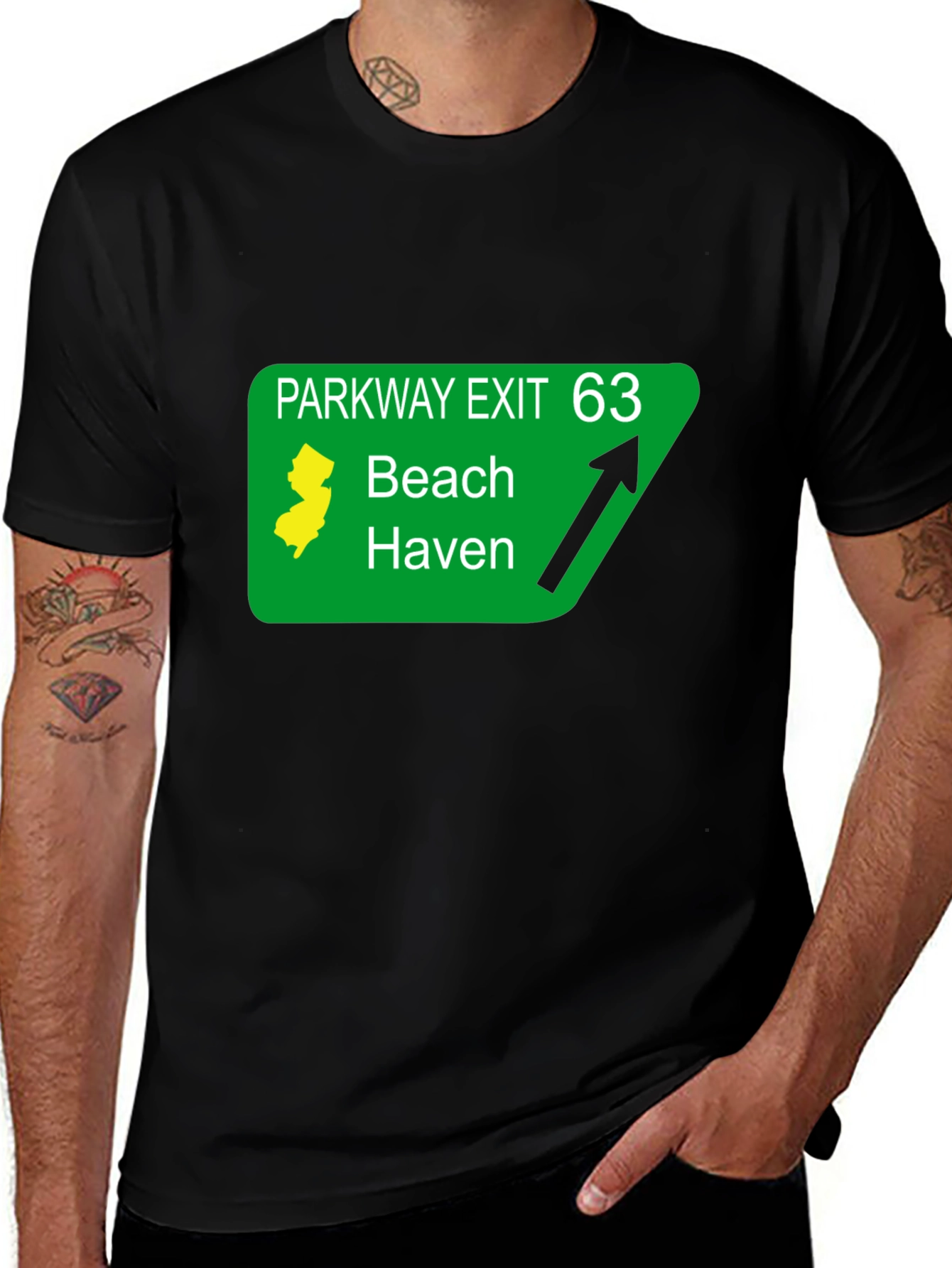 Beach Haven NJ Parkway Exit 63 T-Shirt