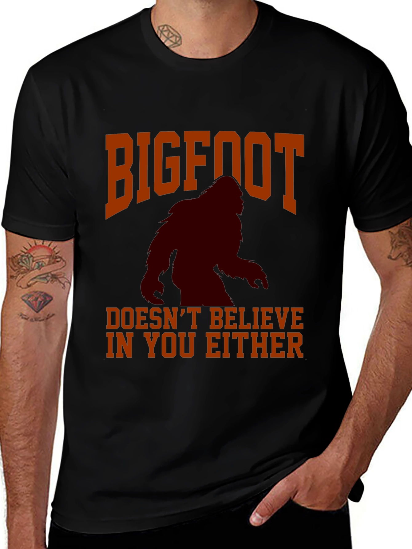 Variant 29 of Bigfoot Believes In You T-Shirt