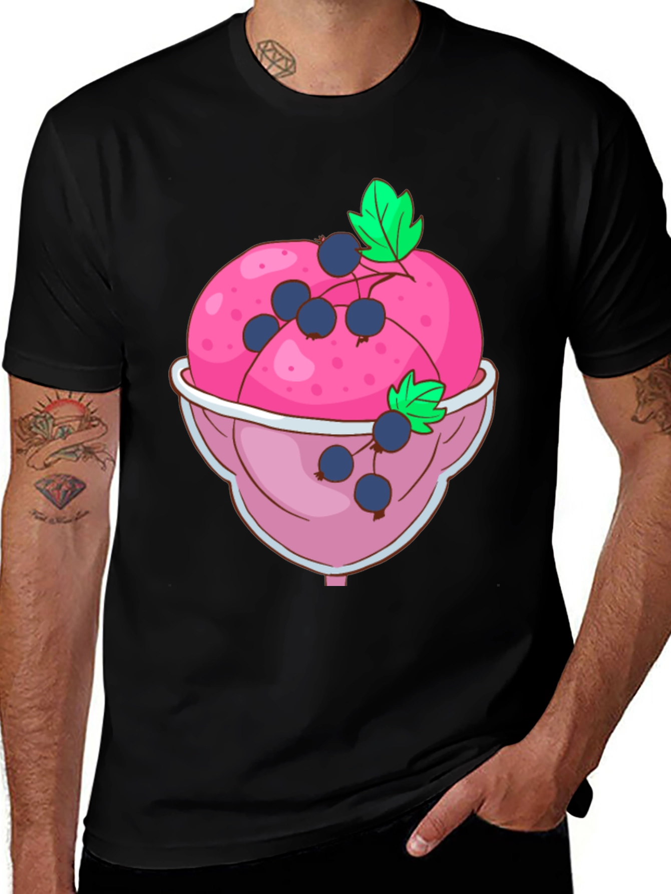 Variant 2 of Ice Cream Bowl Graphic Tee