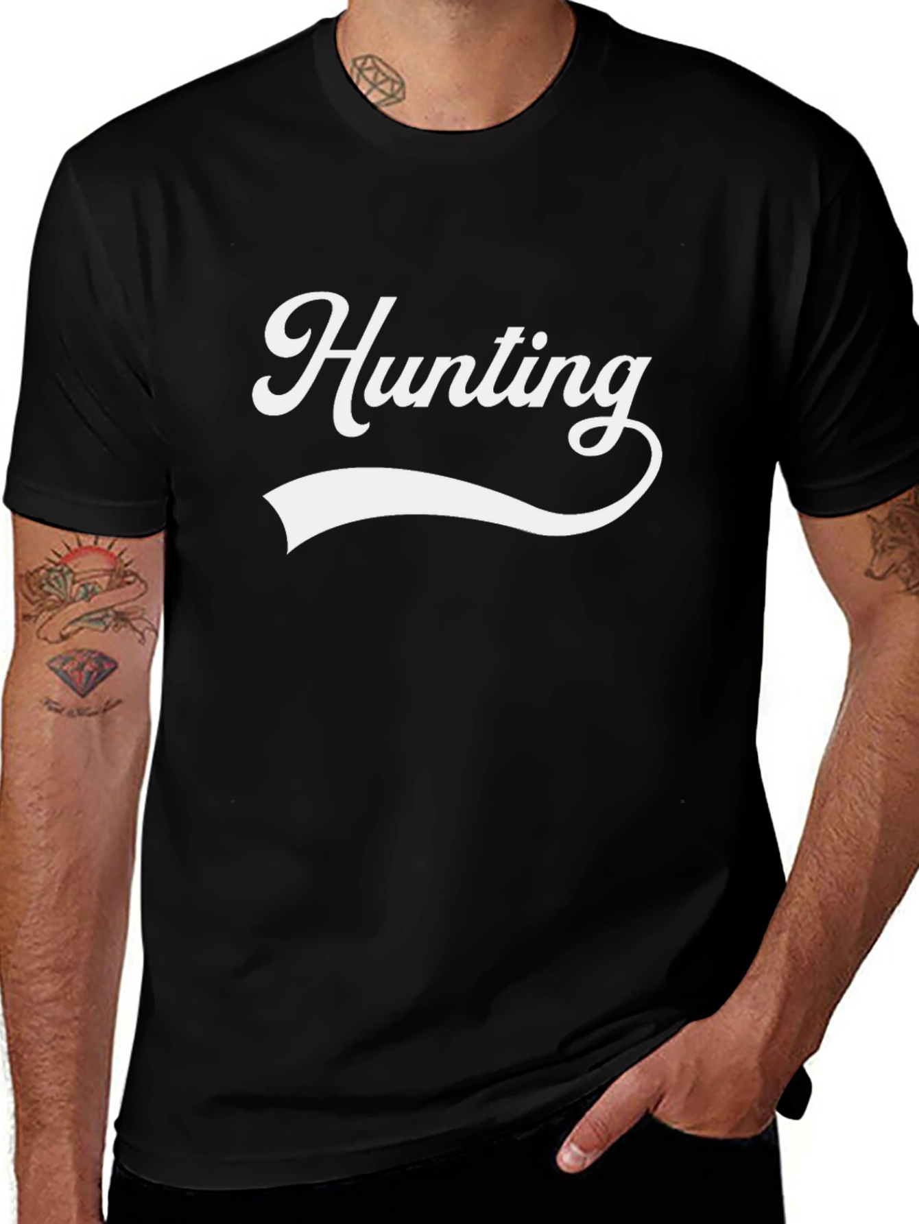 Variant 16 of Hunting Script Graphic T-Shirt
