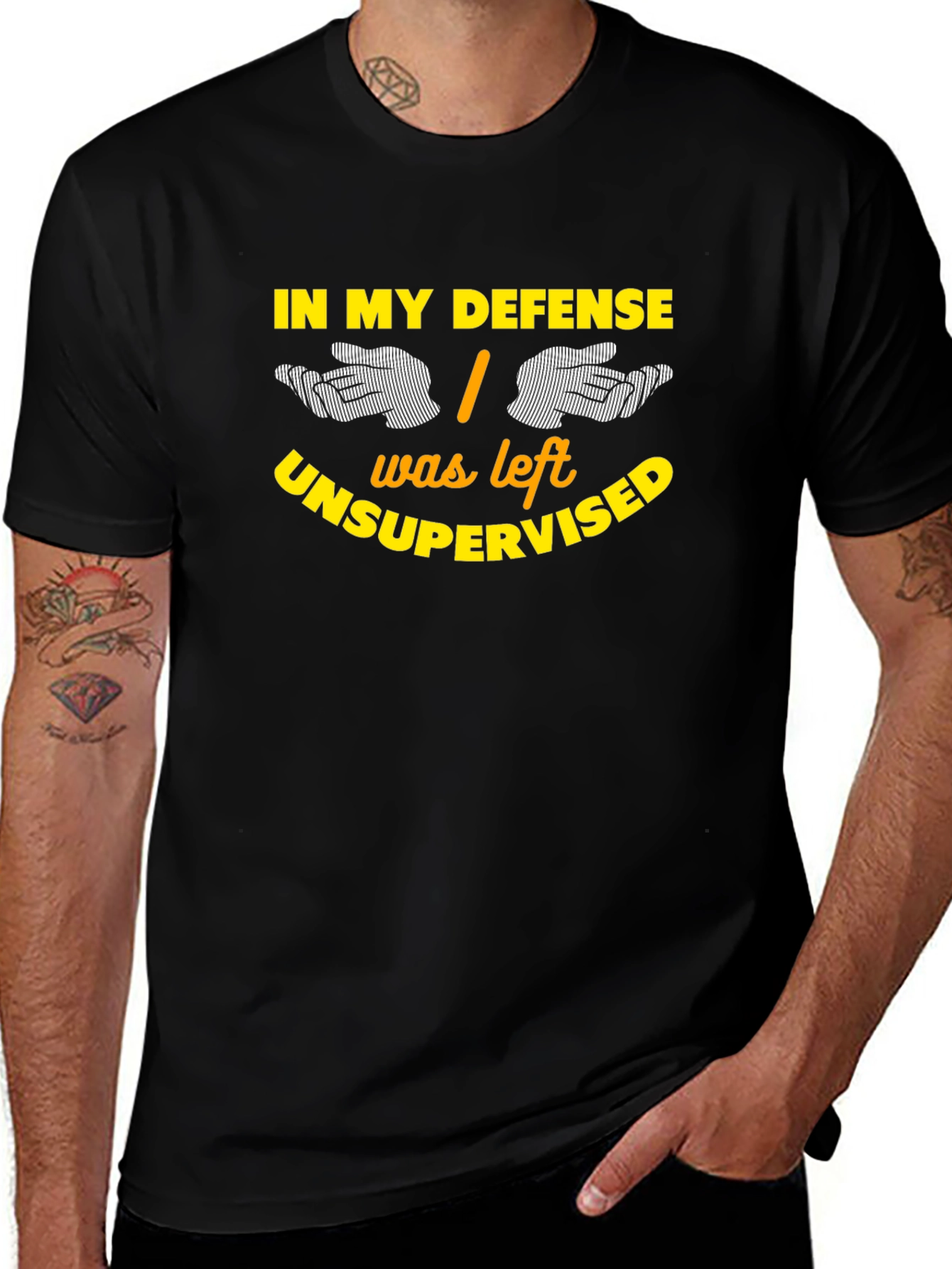 Variant 2 of Funny Unsupervised T-Shirt