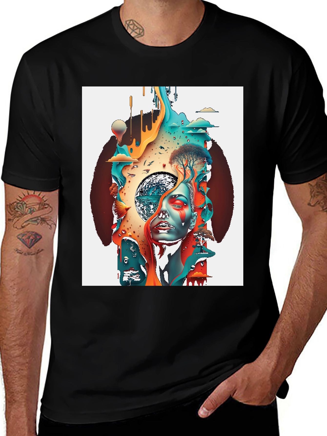 Variant 28 of Abstract Art Graphic Tee