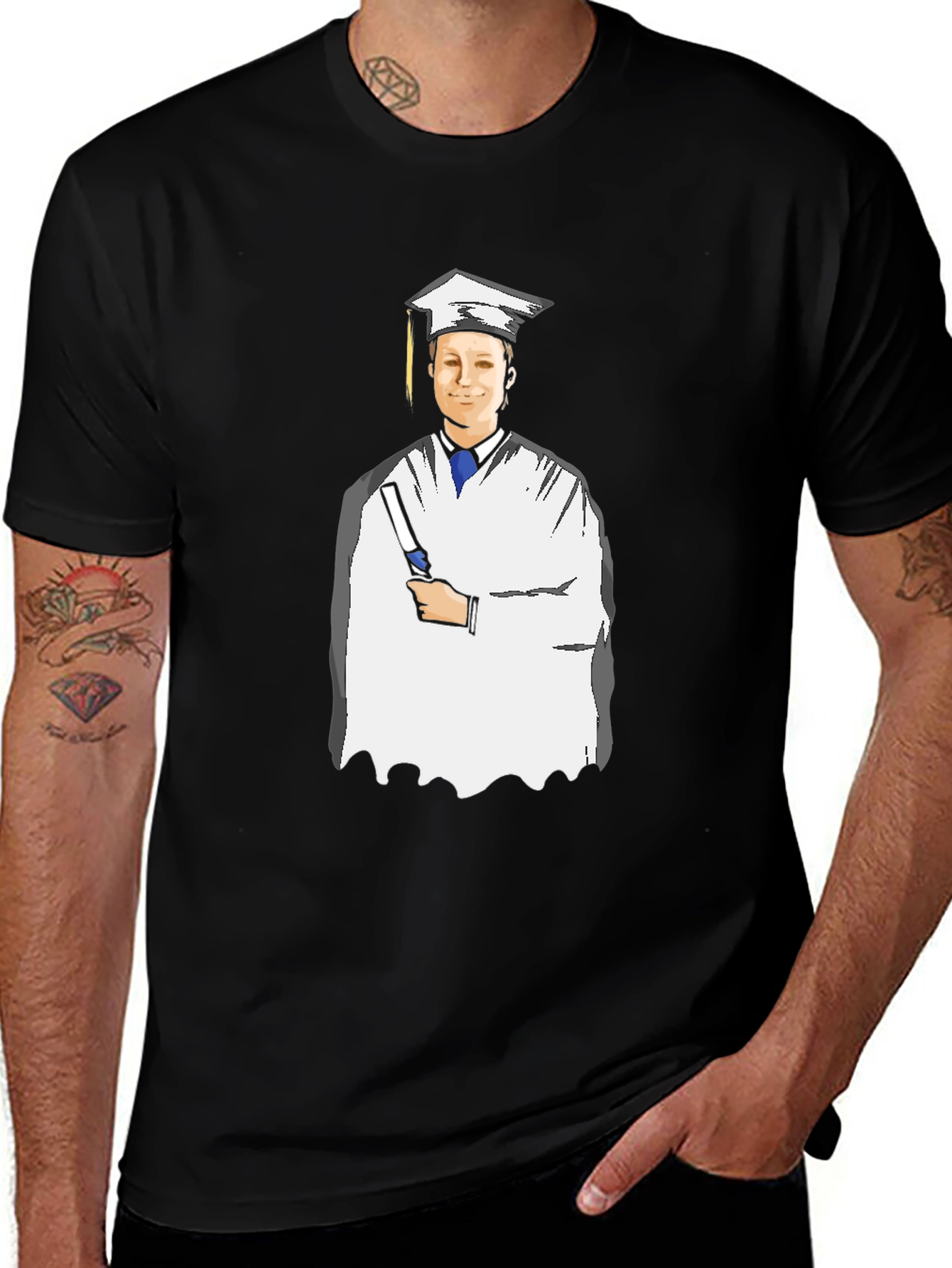 Variant 5 of Graduation Graphic Tee - Celebrate Success!