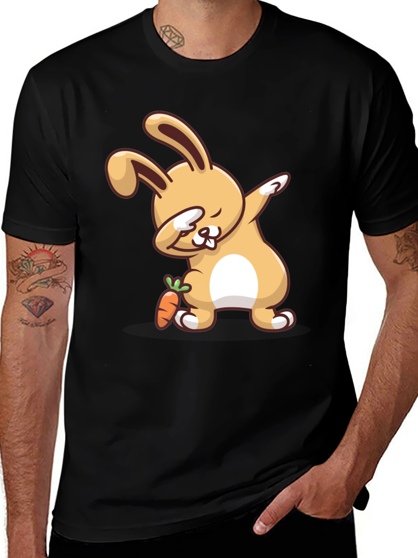 Variant 6 of Dabbing Bunny T-Shirt