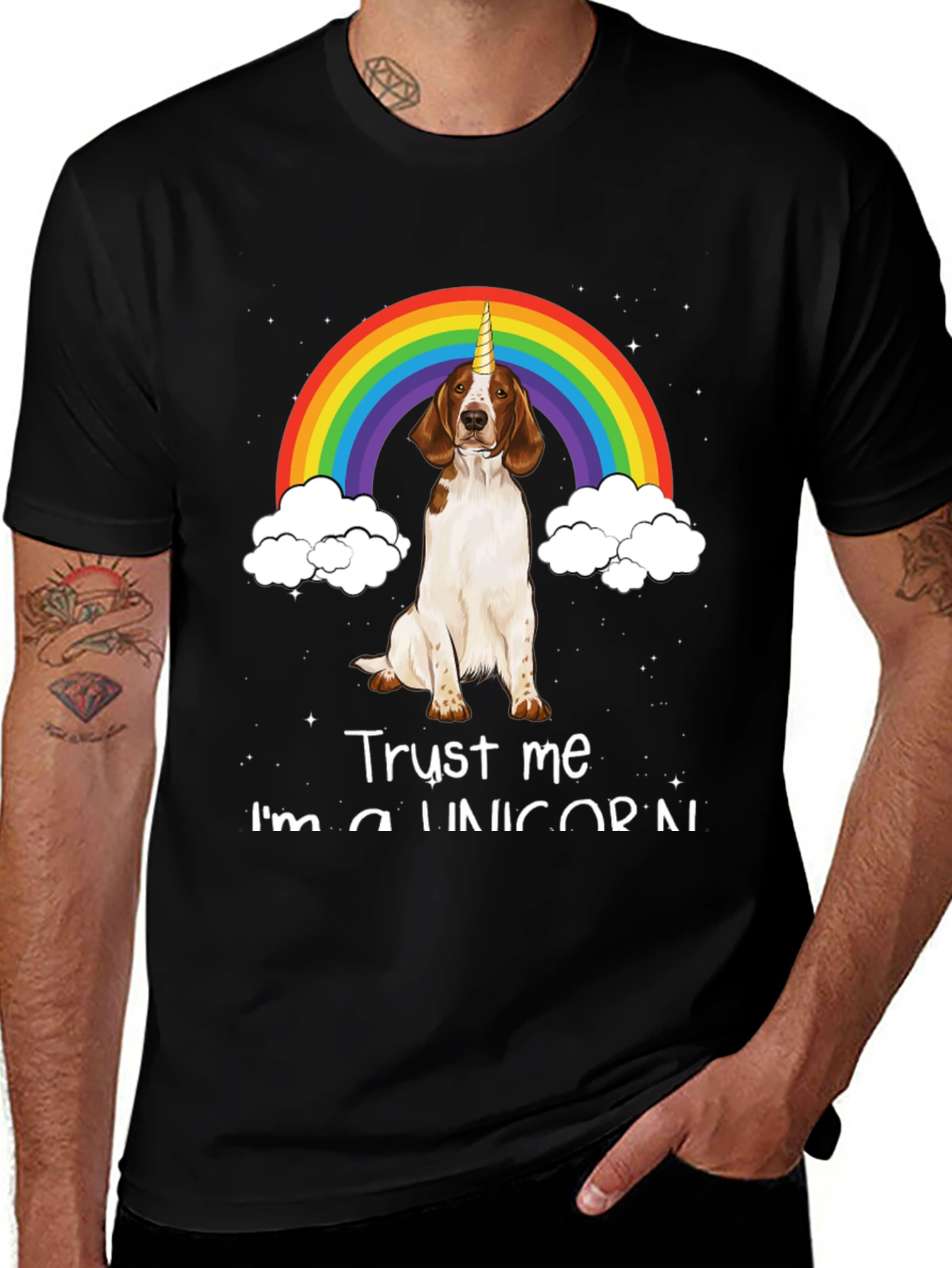 Unicorn Dog T-Shirt - Trust Me I'm a Unicorn Tee
