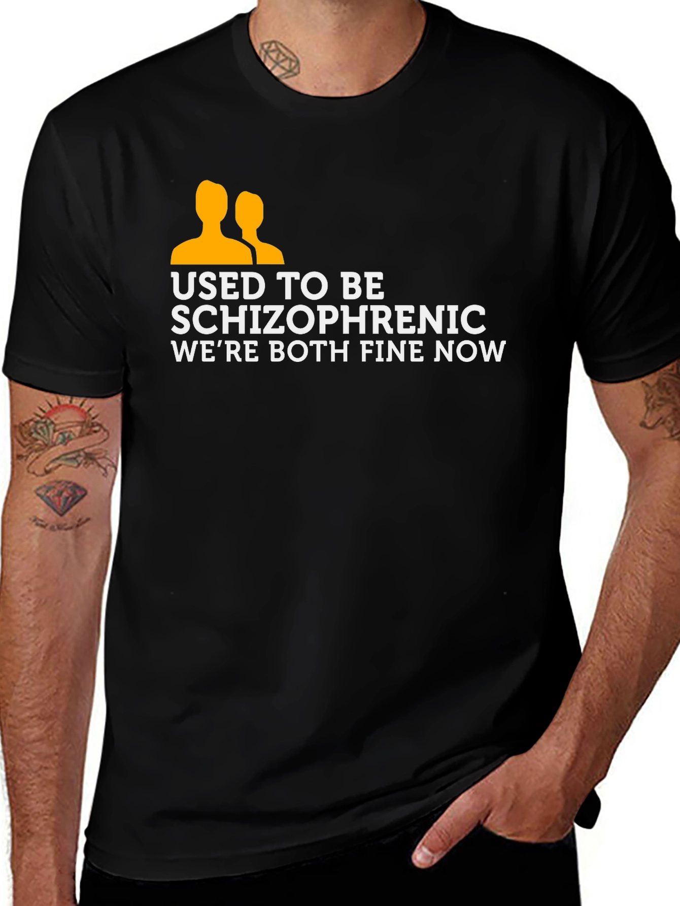 Variant 9 of Used To Be Schizophrenic T-Shirt