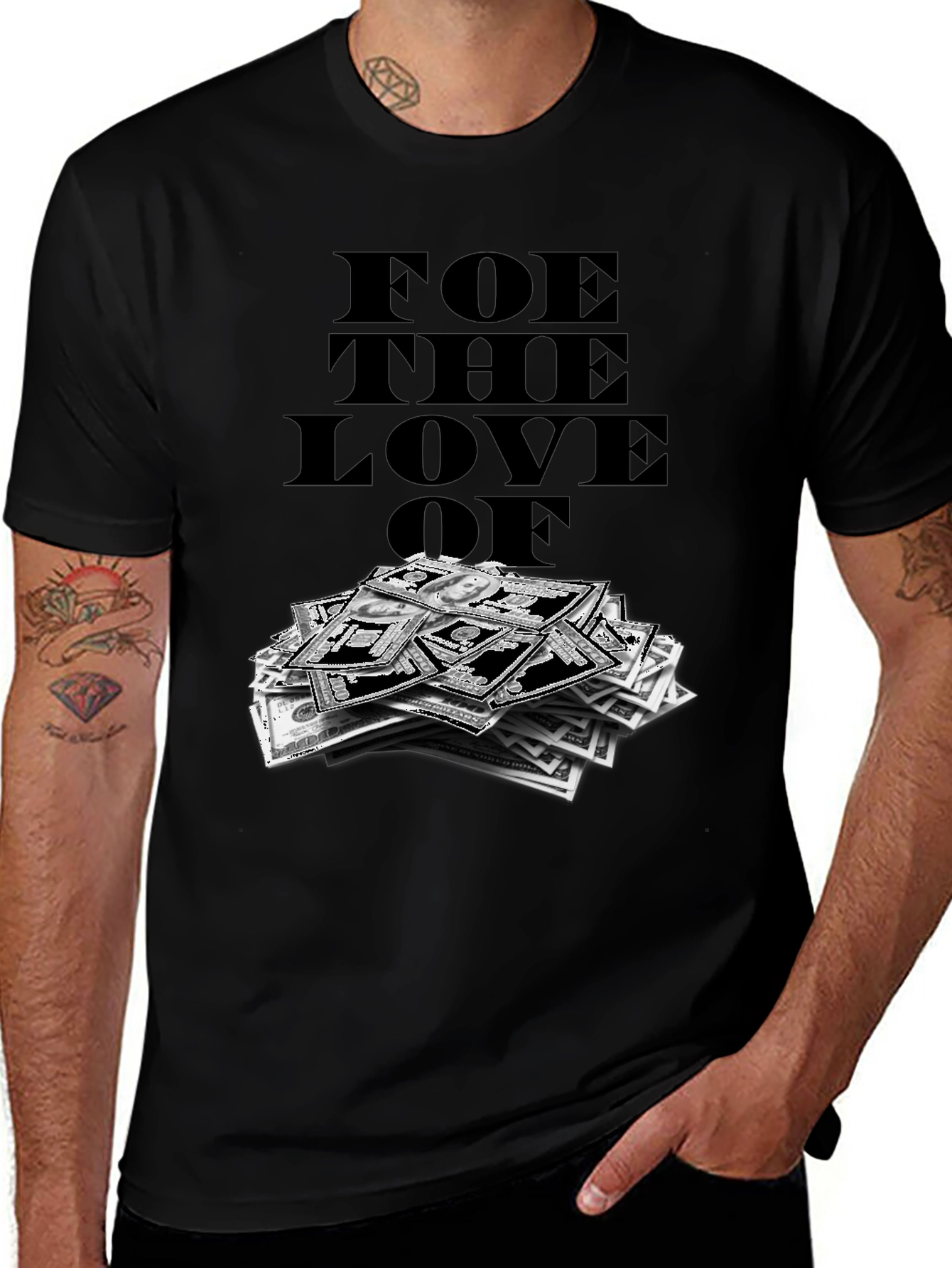 Variant 5 of Foe The Love Of Money Graphic T-Shirt