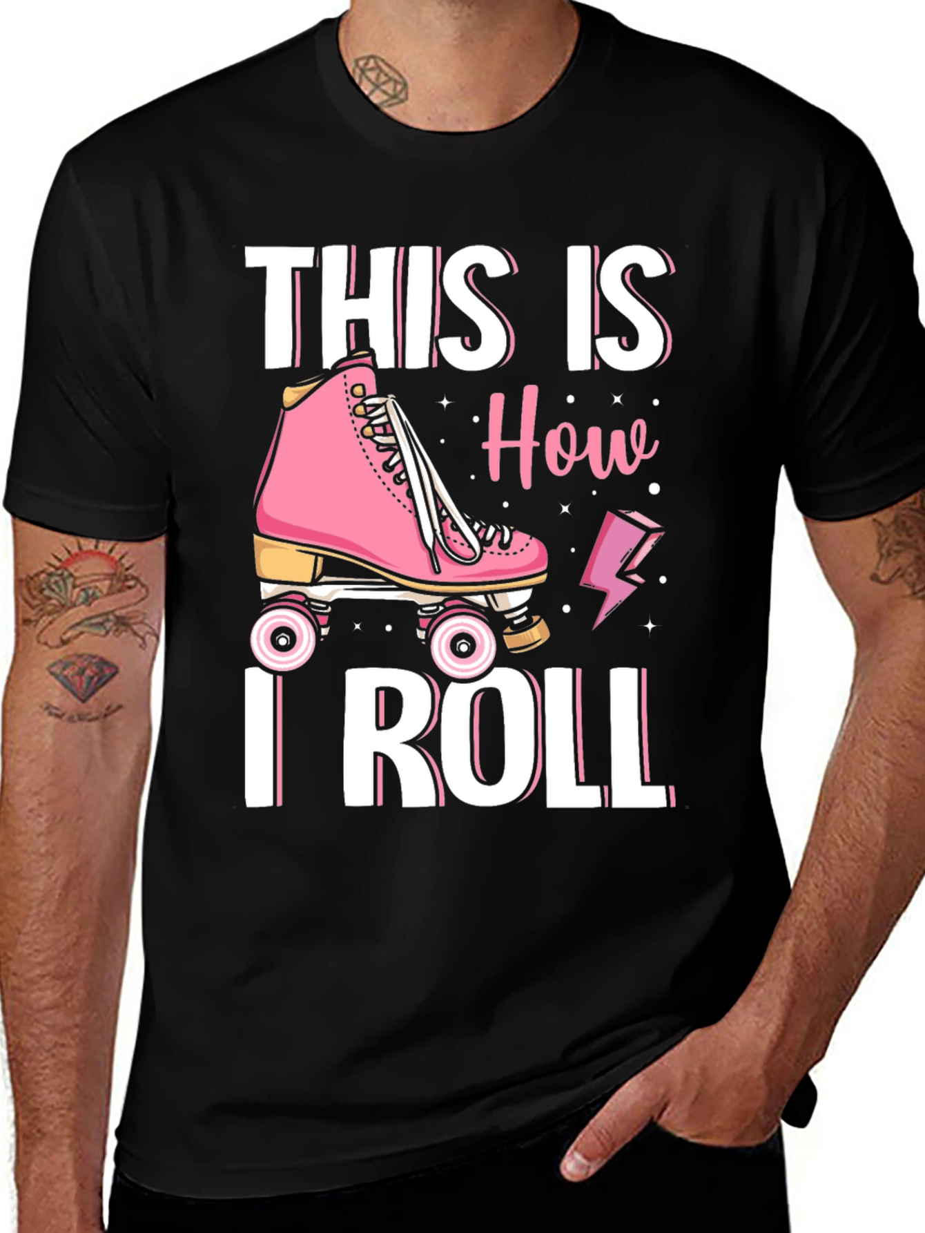 Variant 18 of This Is How I Roll T-Shirt - Roller Skating Tee