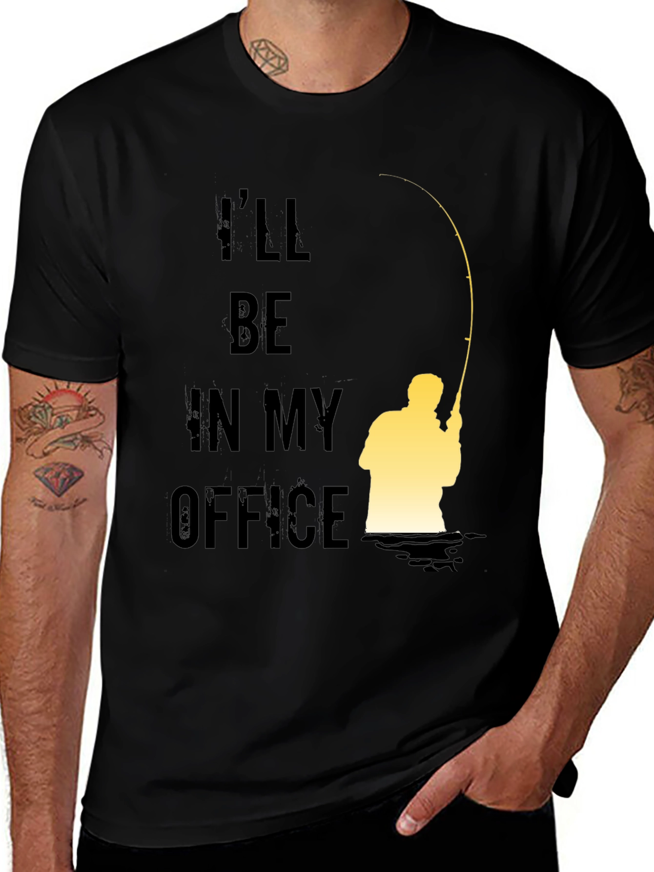 Variant 11 of I'll Be In My Office Fishing T-Shirt