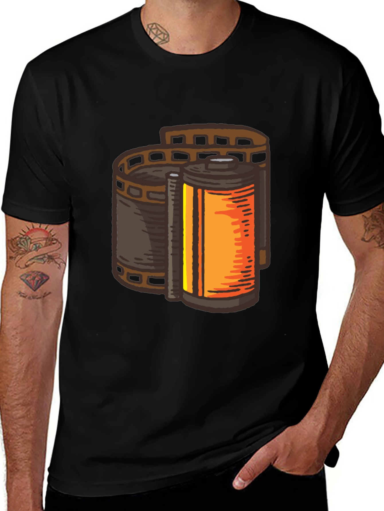 Variant 17 of Film Roll Graphic Tee - Retro Photography Shirt