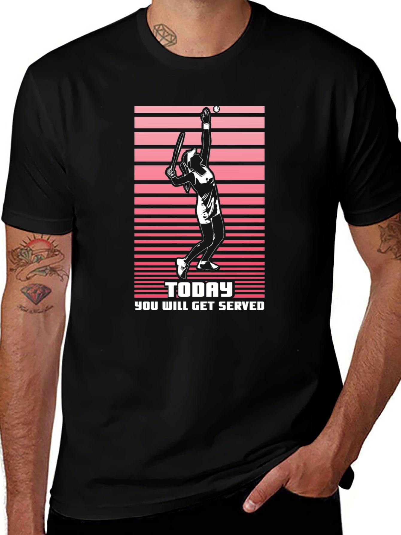 Tennis Serve T-Shirt: Today You Will Get Served