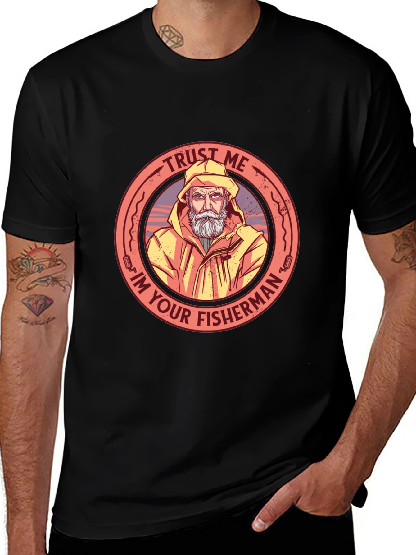 Variant 12 of Trust Me I'm Your Fisherman Graphic T-Shirt