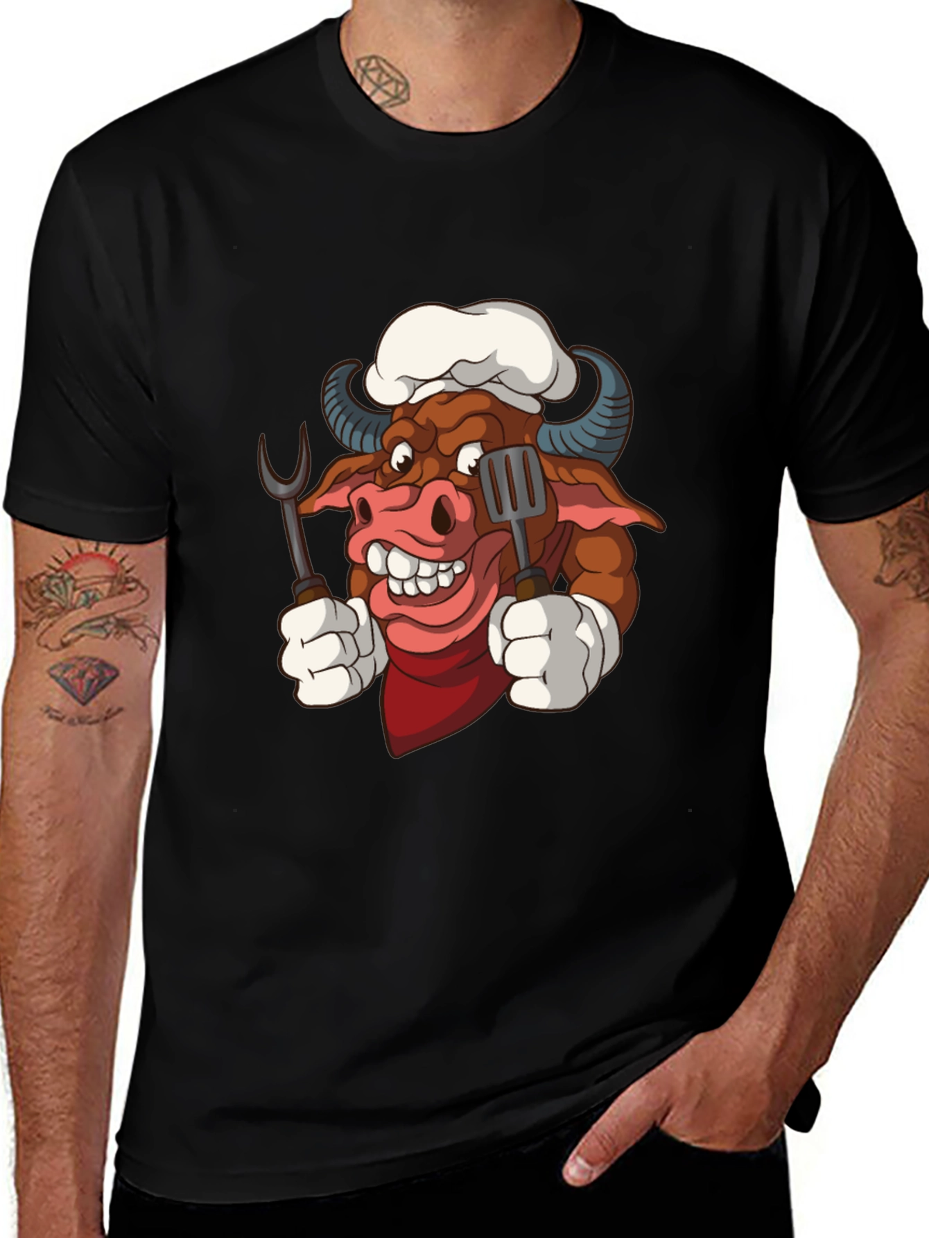 Variant 14 of Chef Bull T-Shirt