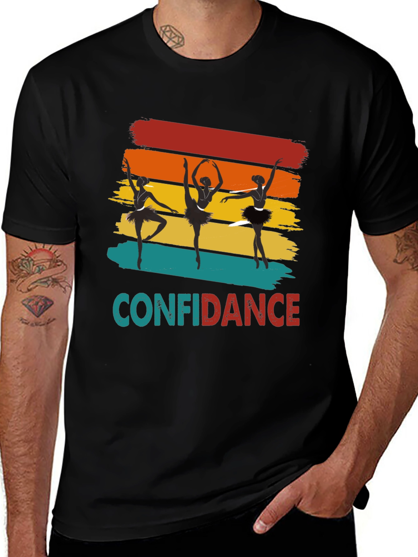 Variant 8 of Confidence Ballerina T-Shirt - Vintage Style
