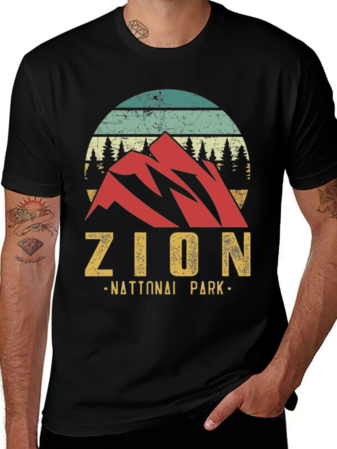 Zion National Park Retro T-Shirt