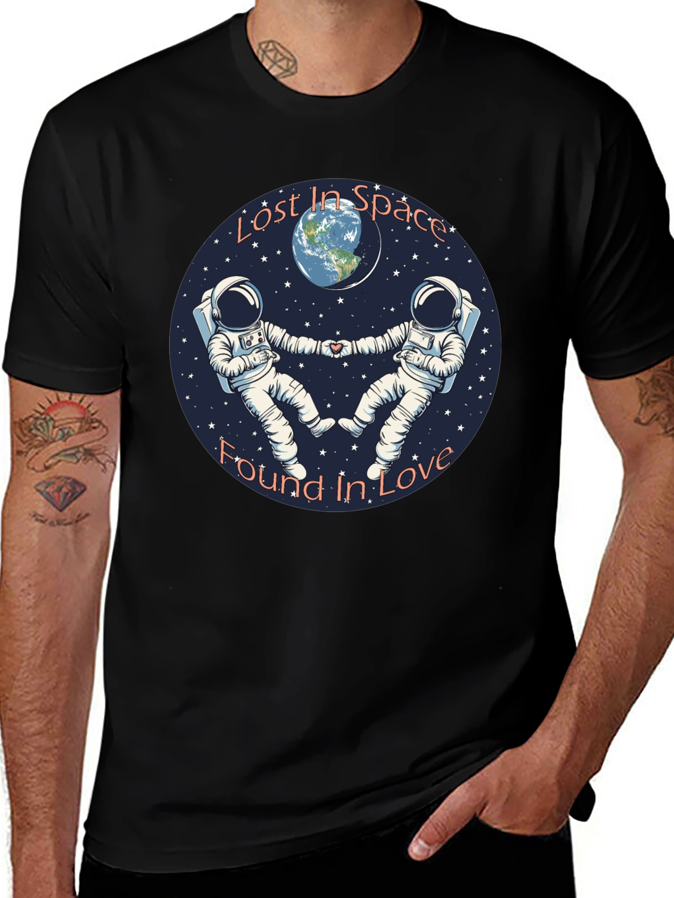 Variant 26 of Lost in Space Found in Love Graphic T-Shirt