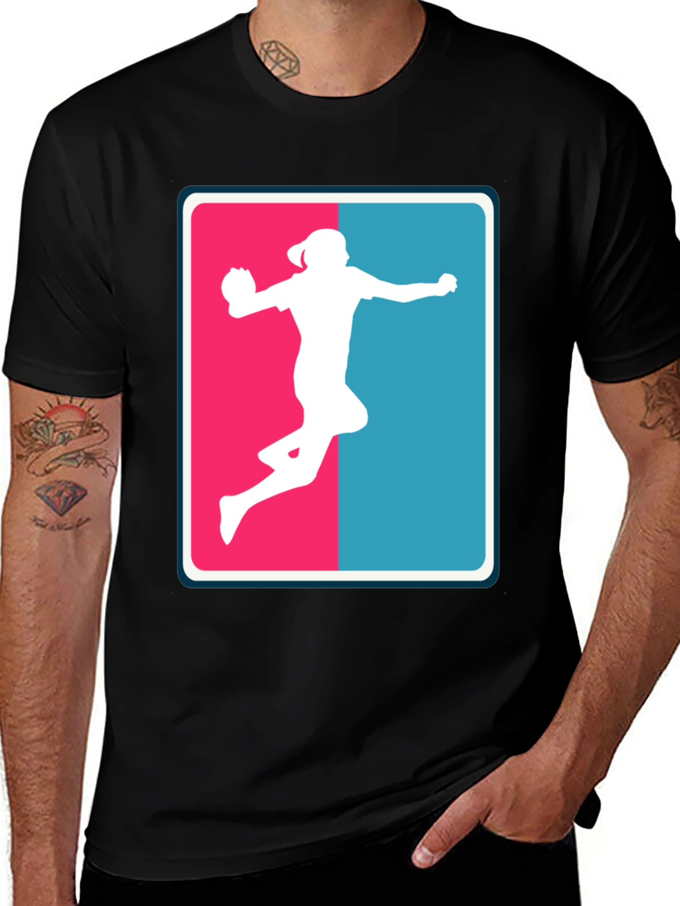 Variant 12 of Softball Player Graphic Tee