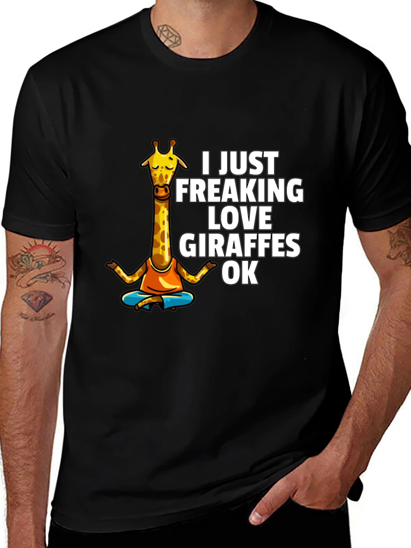 Variant 10 of Funny Giraffe Lover Graphic T-Shirt
