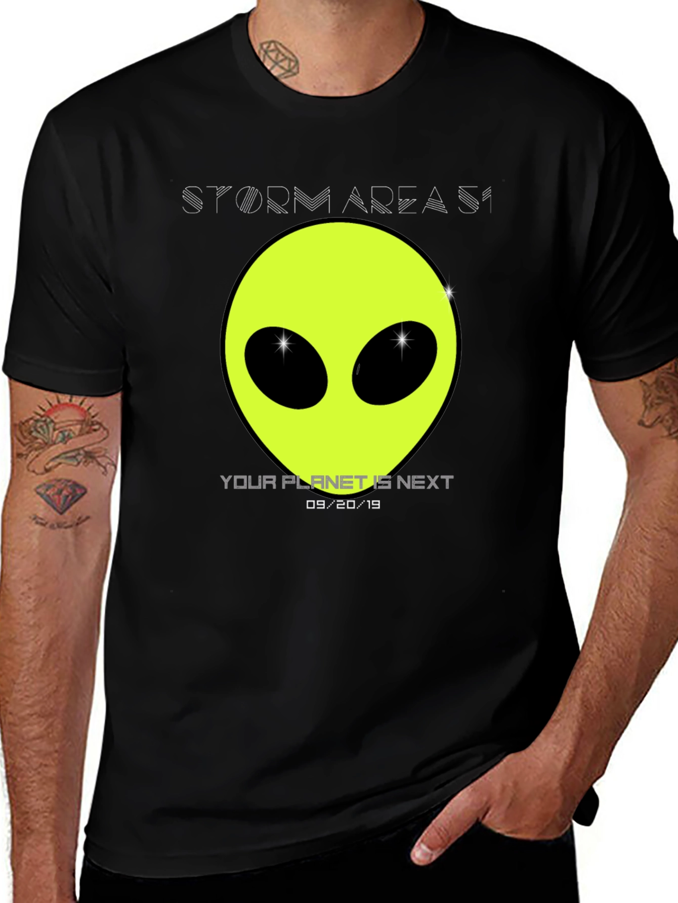 Variant 19 of Storm Area 51 Alien Graphic Tee