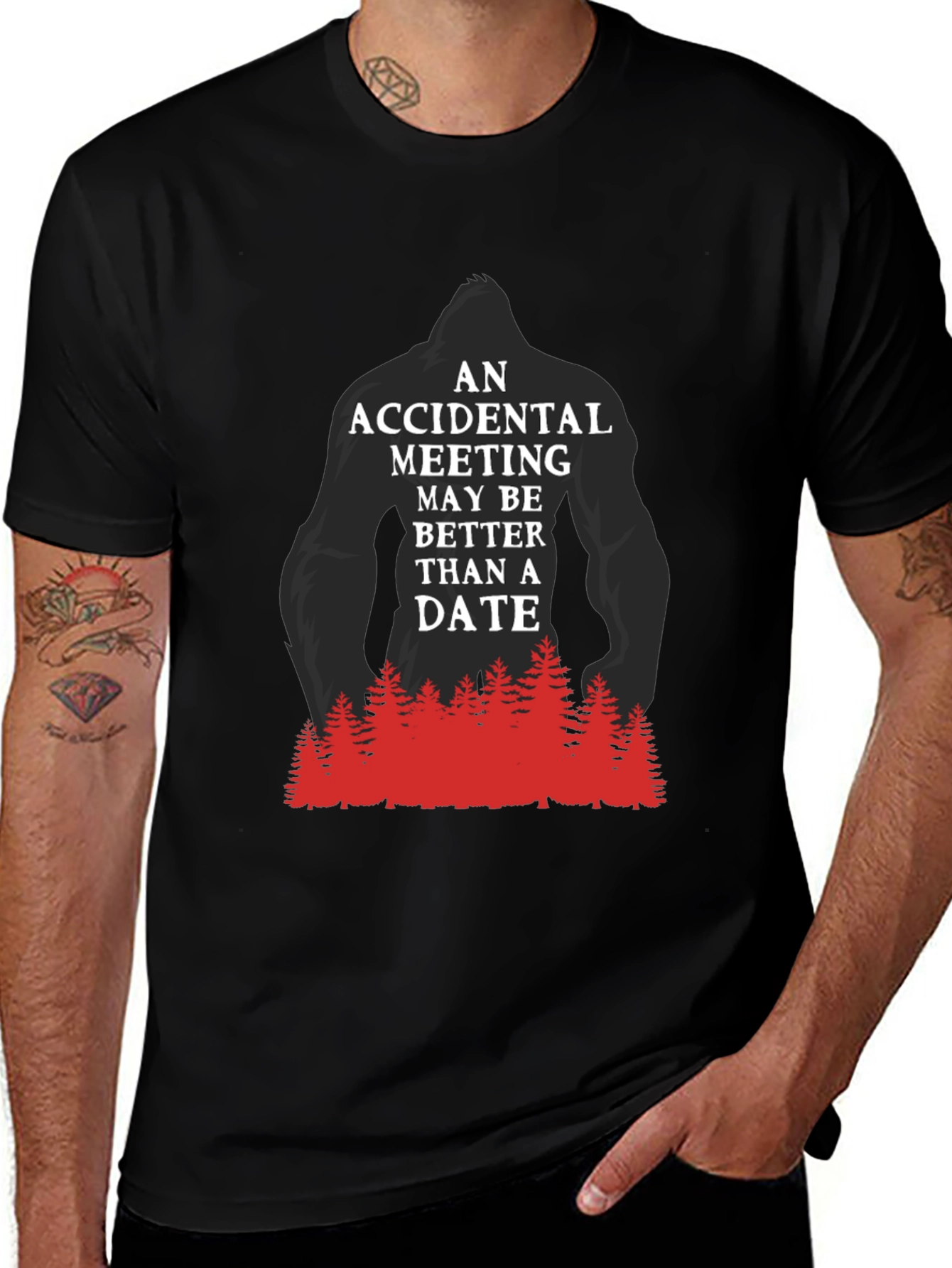 Bigfoot Accidental Meeting T-Shirt