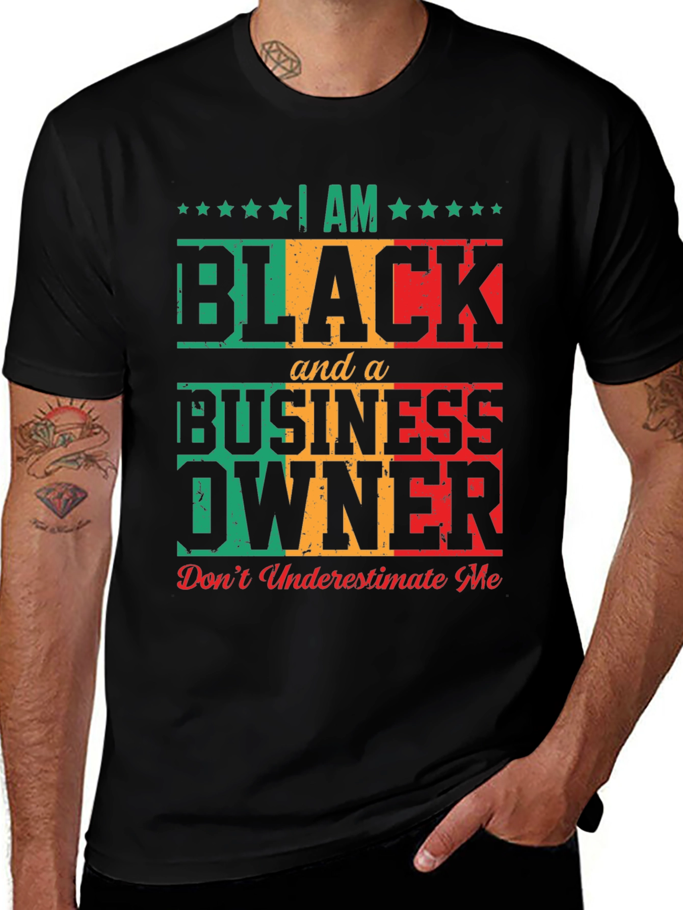 Variant 27 of I Am Black and a Business Owner T-Shirt