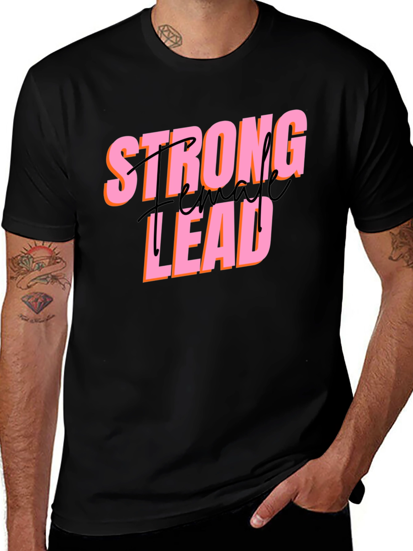 Variant 8 of Strong Female Lead Black T-Shirt