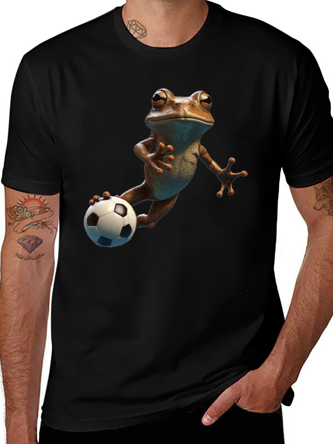 Variant 11 of Frog Soccer Player T-Shirt