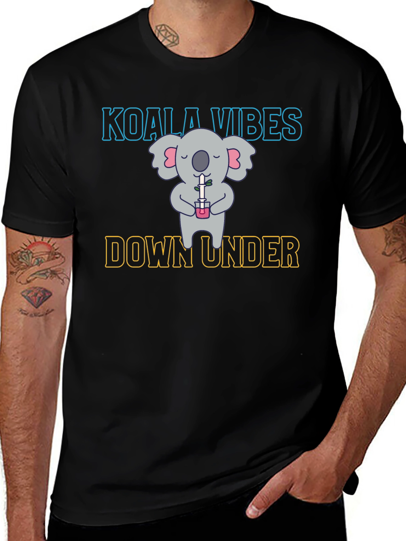 Variant 25 of Koala Vibes Down Under Graphic T-Shirt