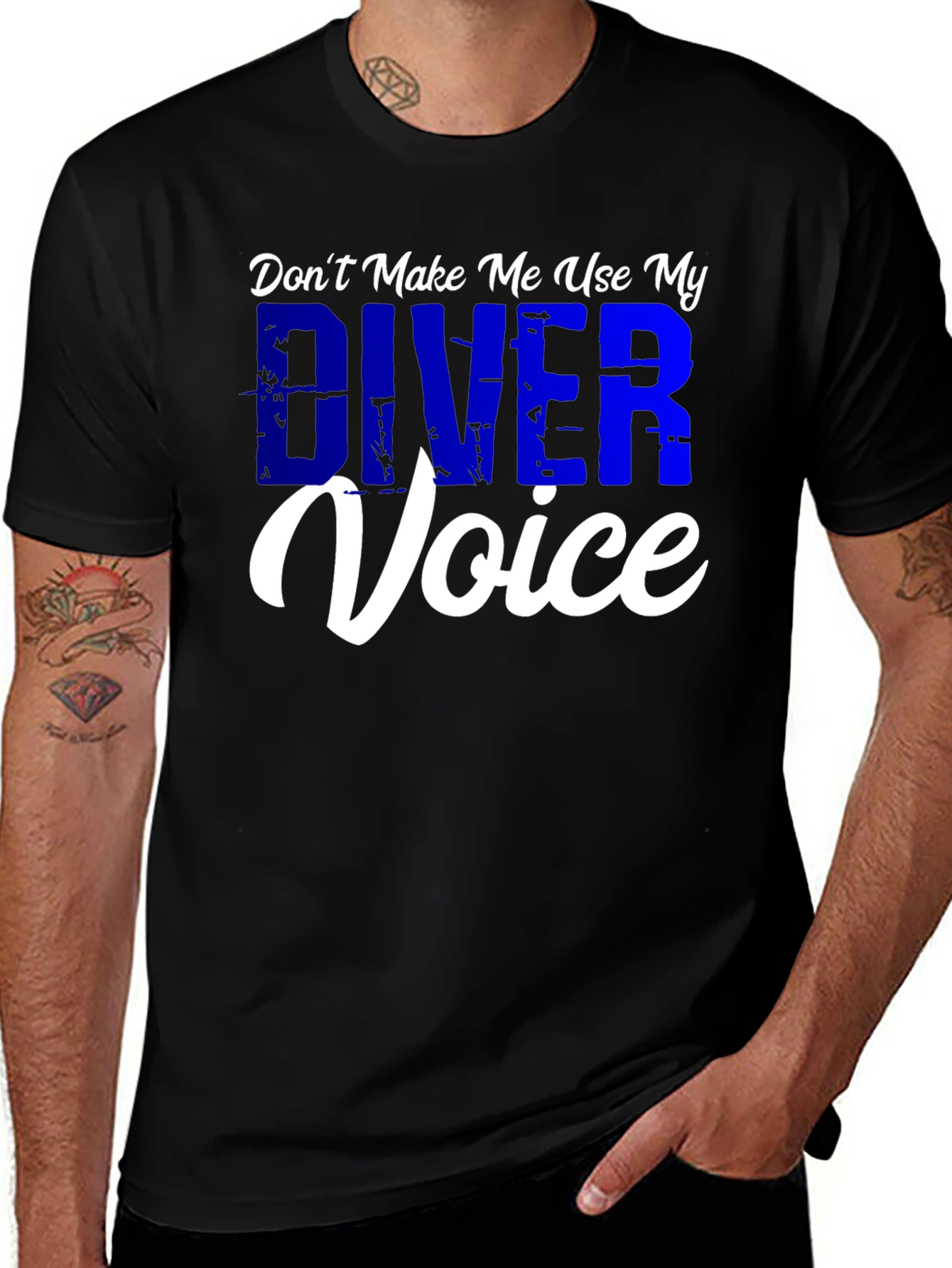 Variant 26 of Diver Voice T-Shirt - Funny Scuba Diving Tee