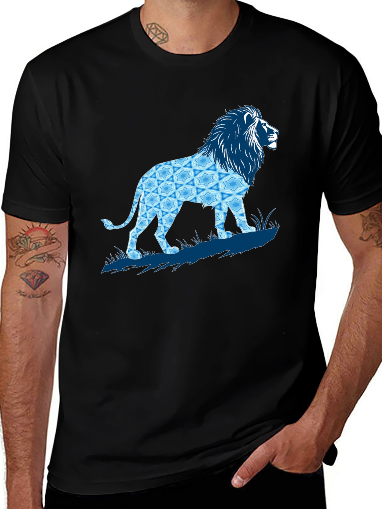 Variant 21 of Lion Graphic T-Shirt - Stylish Men's Tee