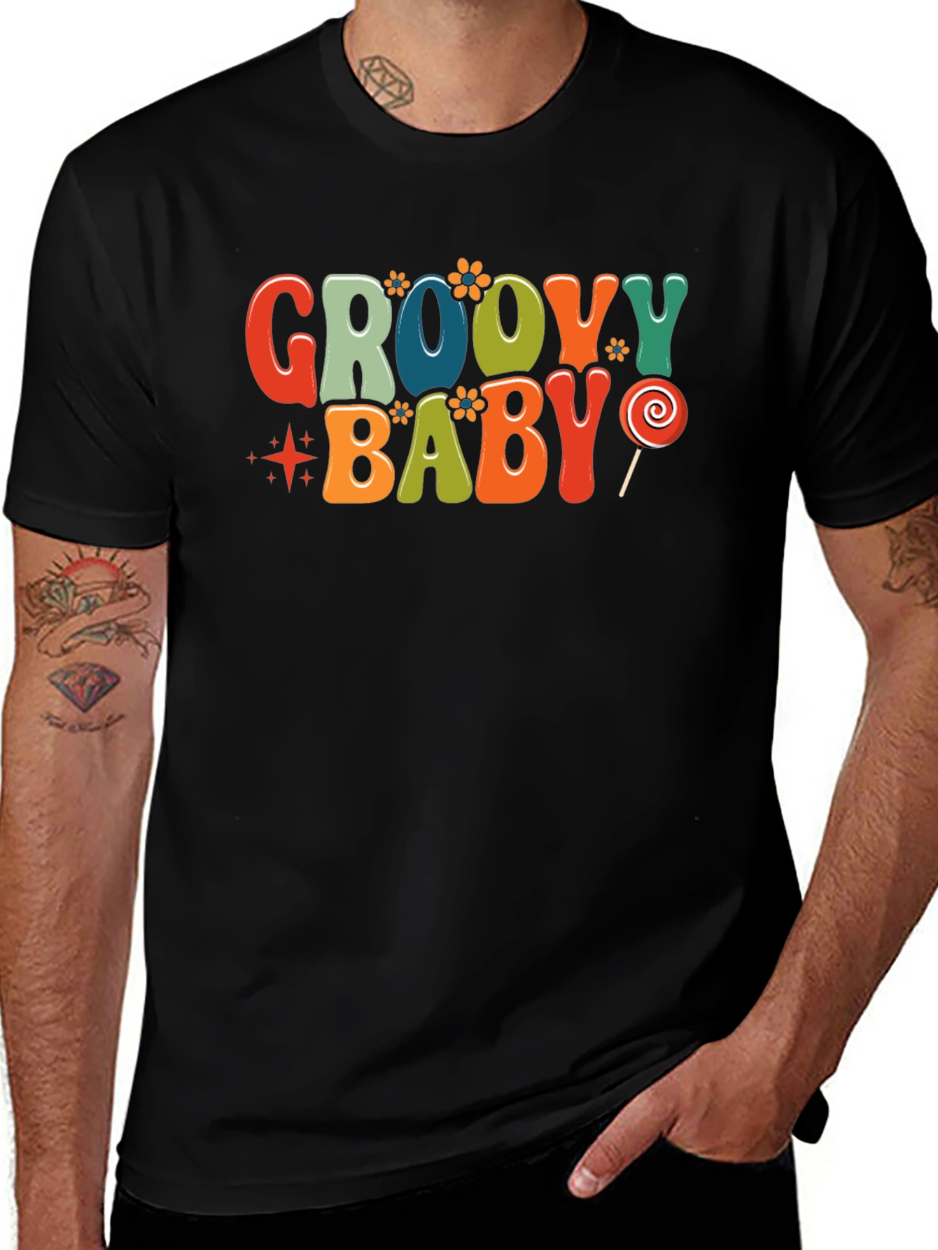 Variant 11 of Groovy Baby Retro T-Shirt