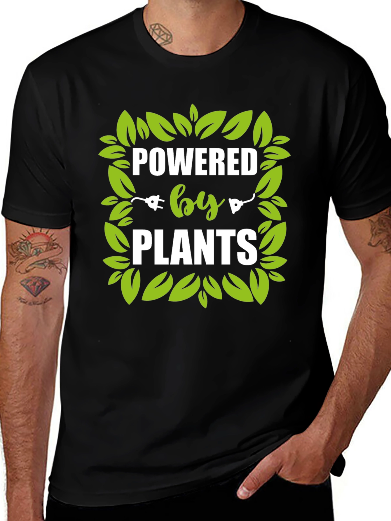 Variant 5 of Powered By Plants Vegan T-Shirt