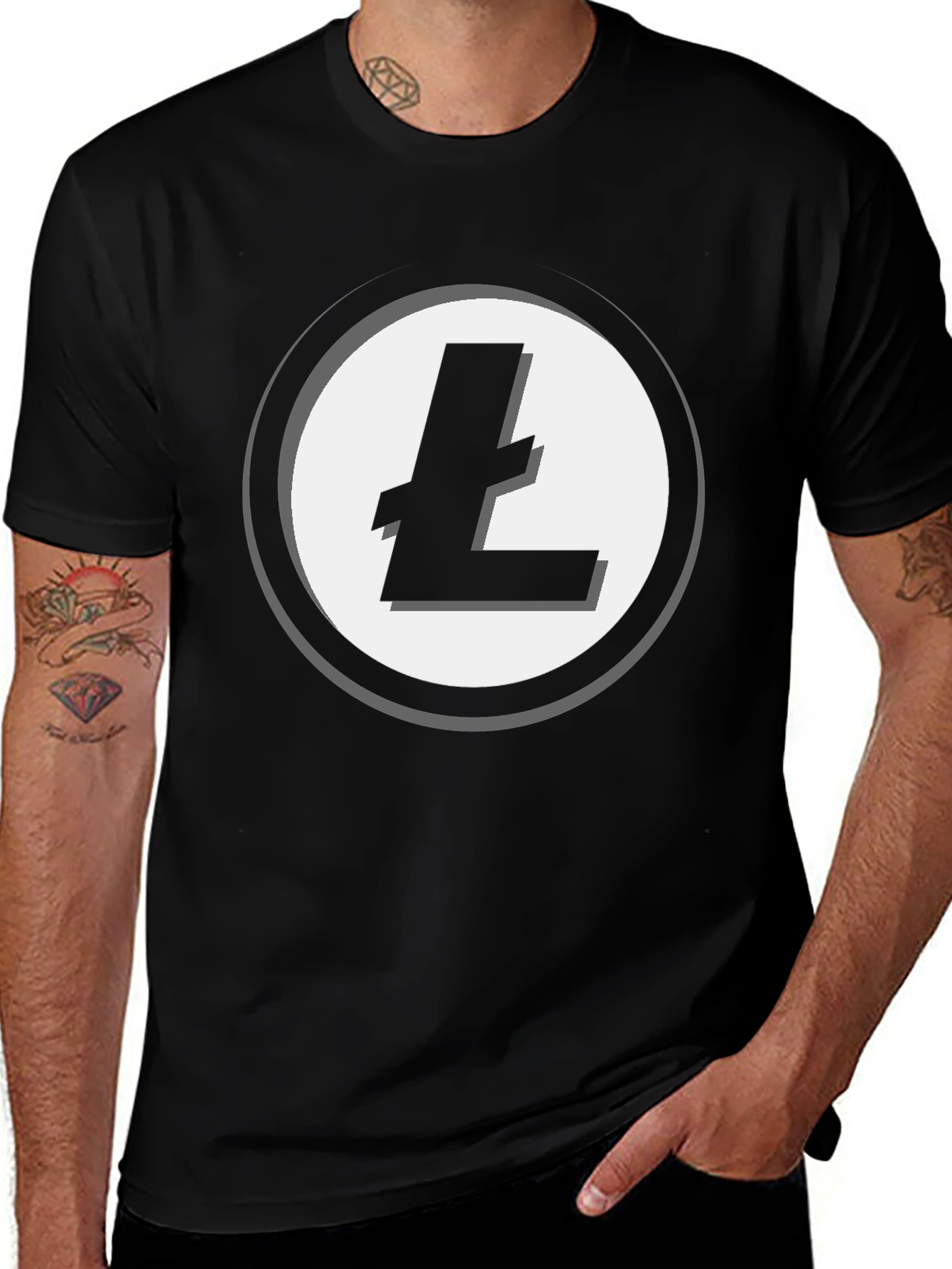 Variant 24 of Litecoin Logo T-Shirt - Crypto Enthusiast Apparel