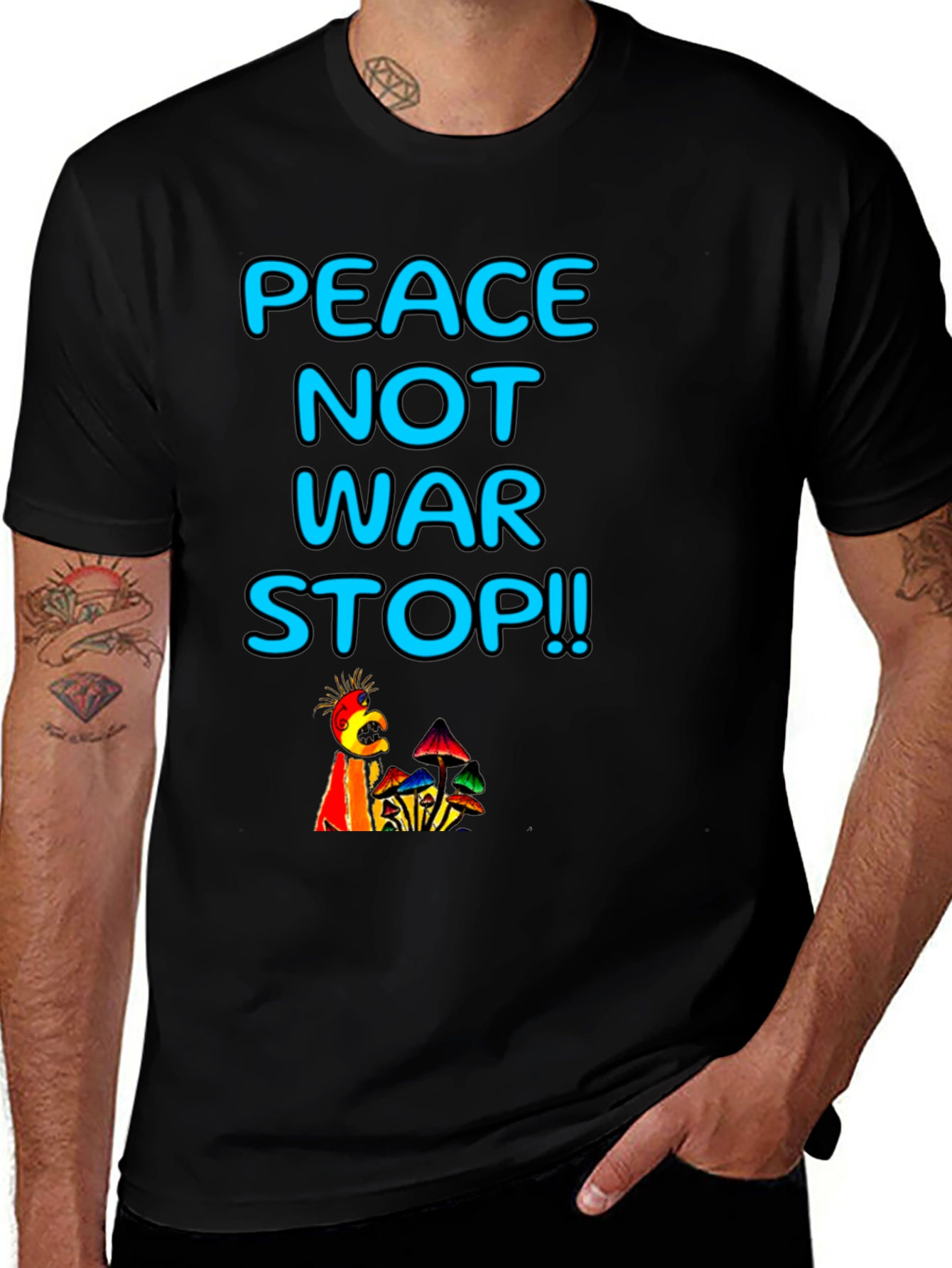 Variant 22 of Peace Not War T-Shirt - Stop!! Graphic Tee