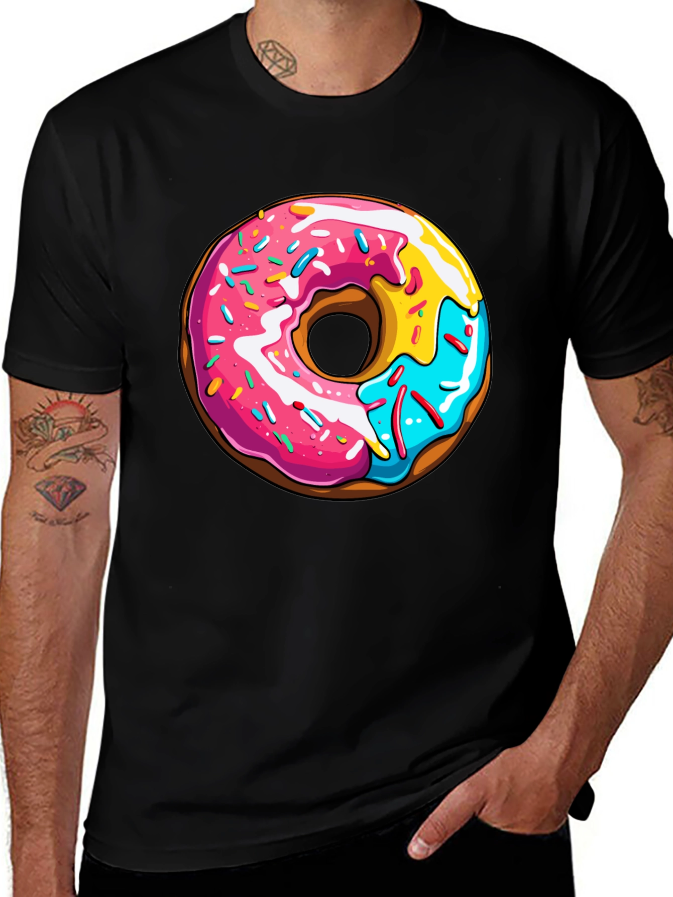 Variant 20 of Donut Graphic Tee - Sweet Treat T-Shirt