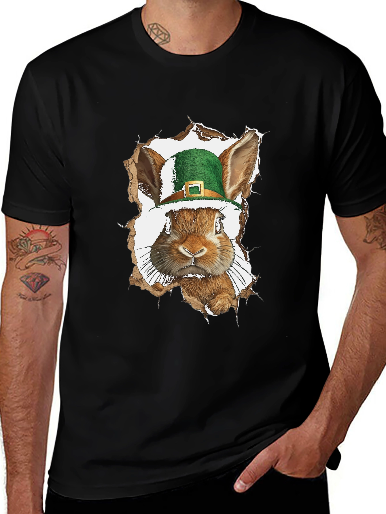Variant 7 of St. Patrick's Day Rabbit T-Shirt